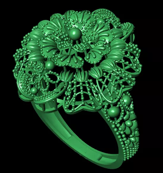 Rings 3D print model_2