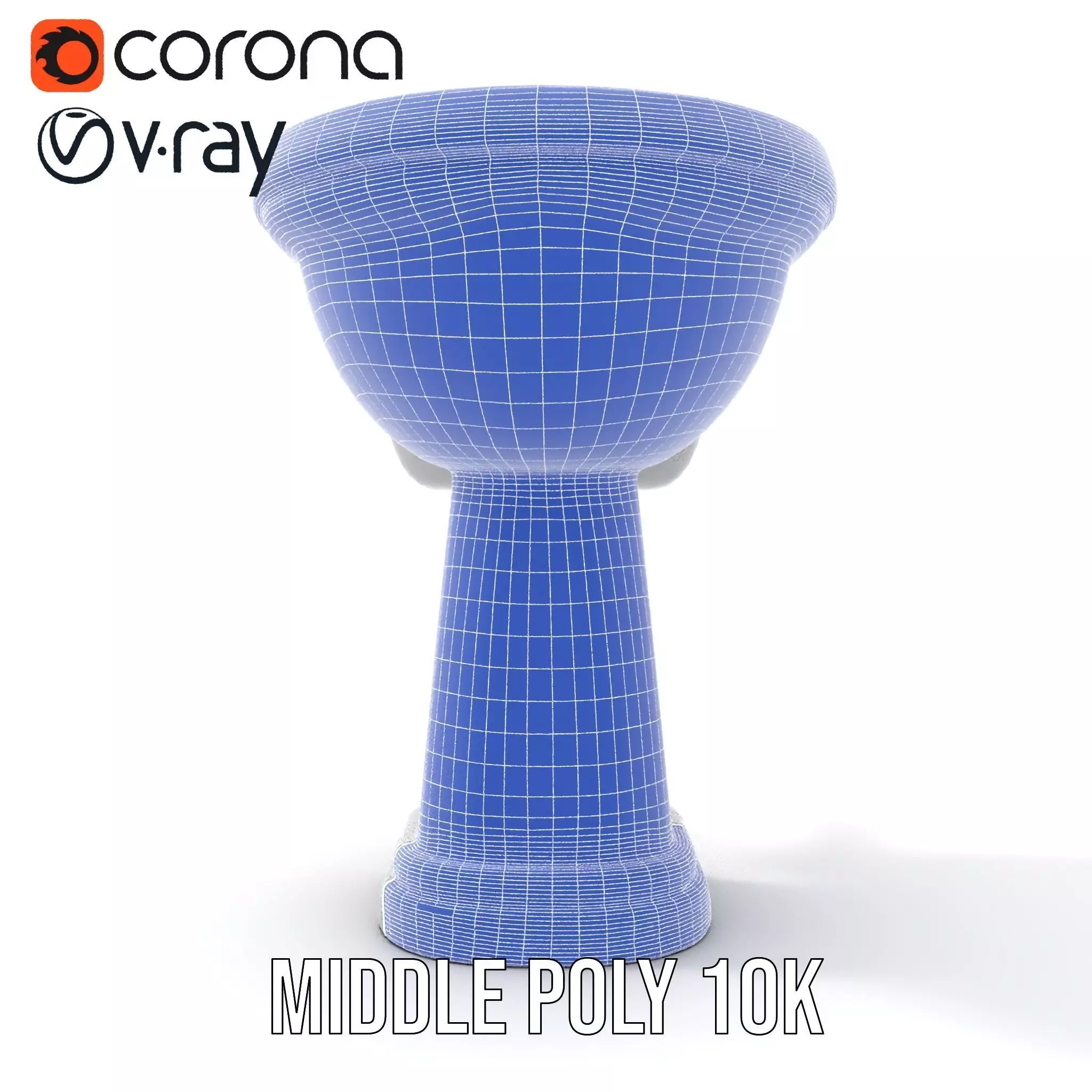 Classic White Sink model pack Low-poly 3D model_27