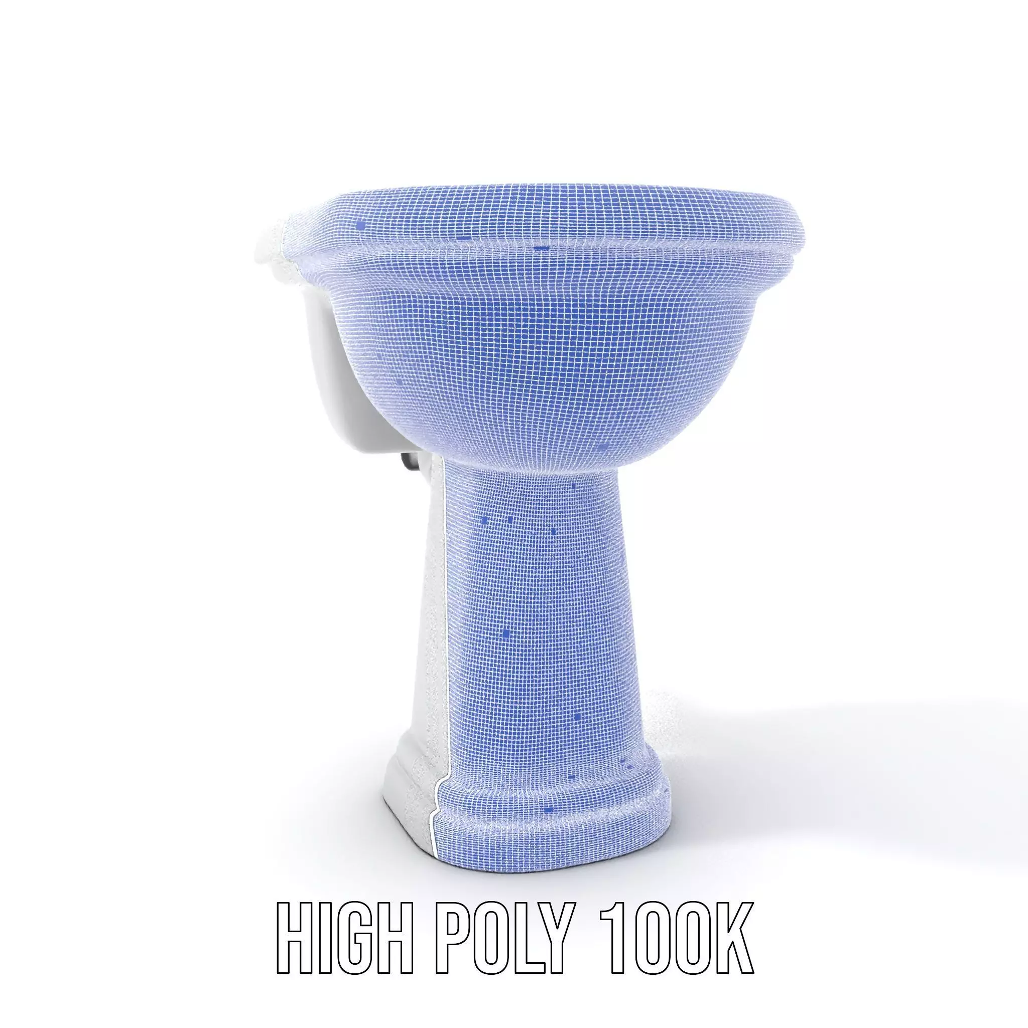 Classic White Sink model pack Low-poly 3D model_4