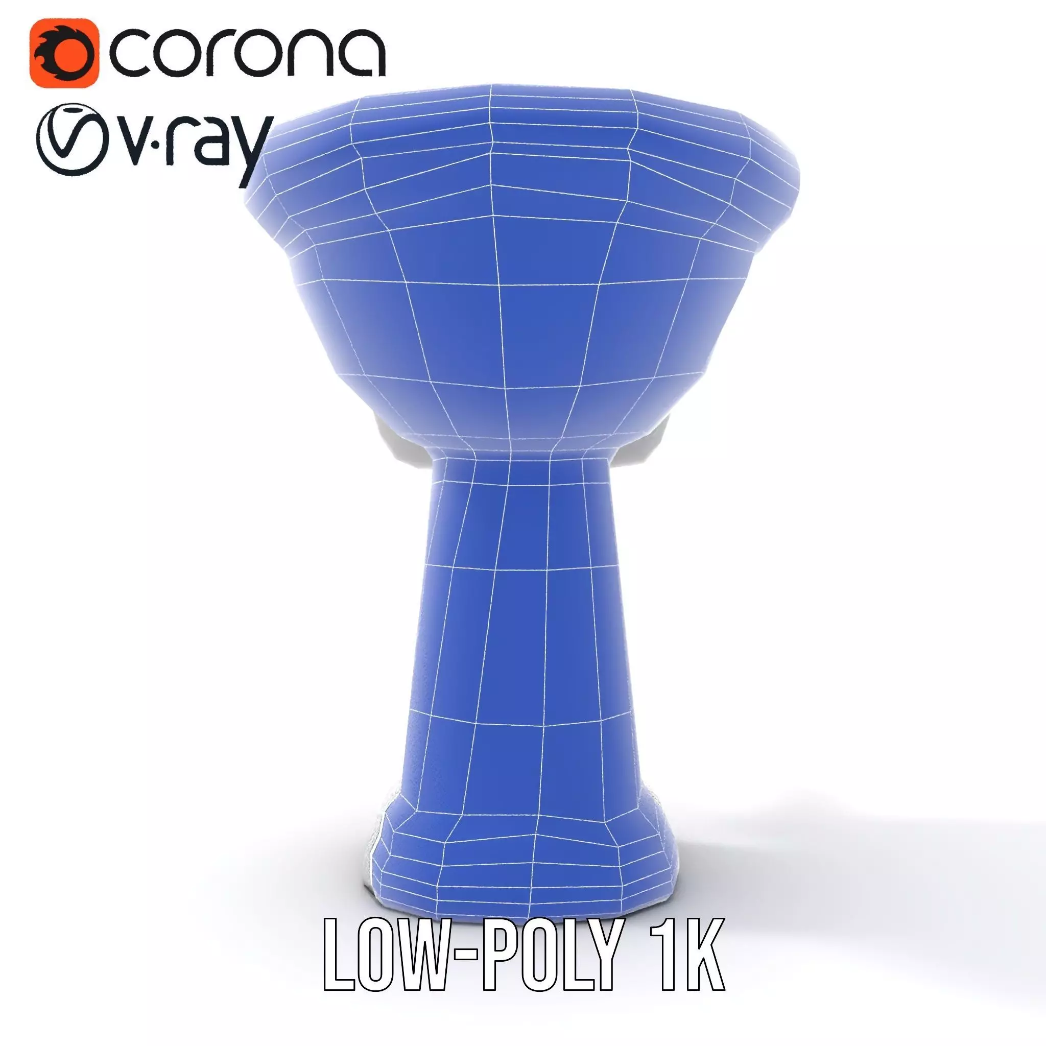 Classic White Sink model pack Low-poly 3D model_31