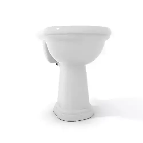Classic White Sink model pack Low-poly 3D model