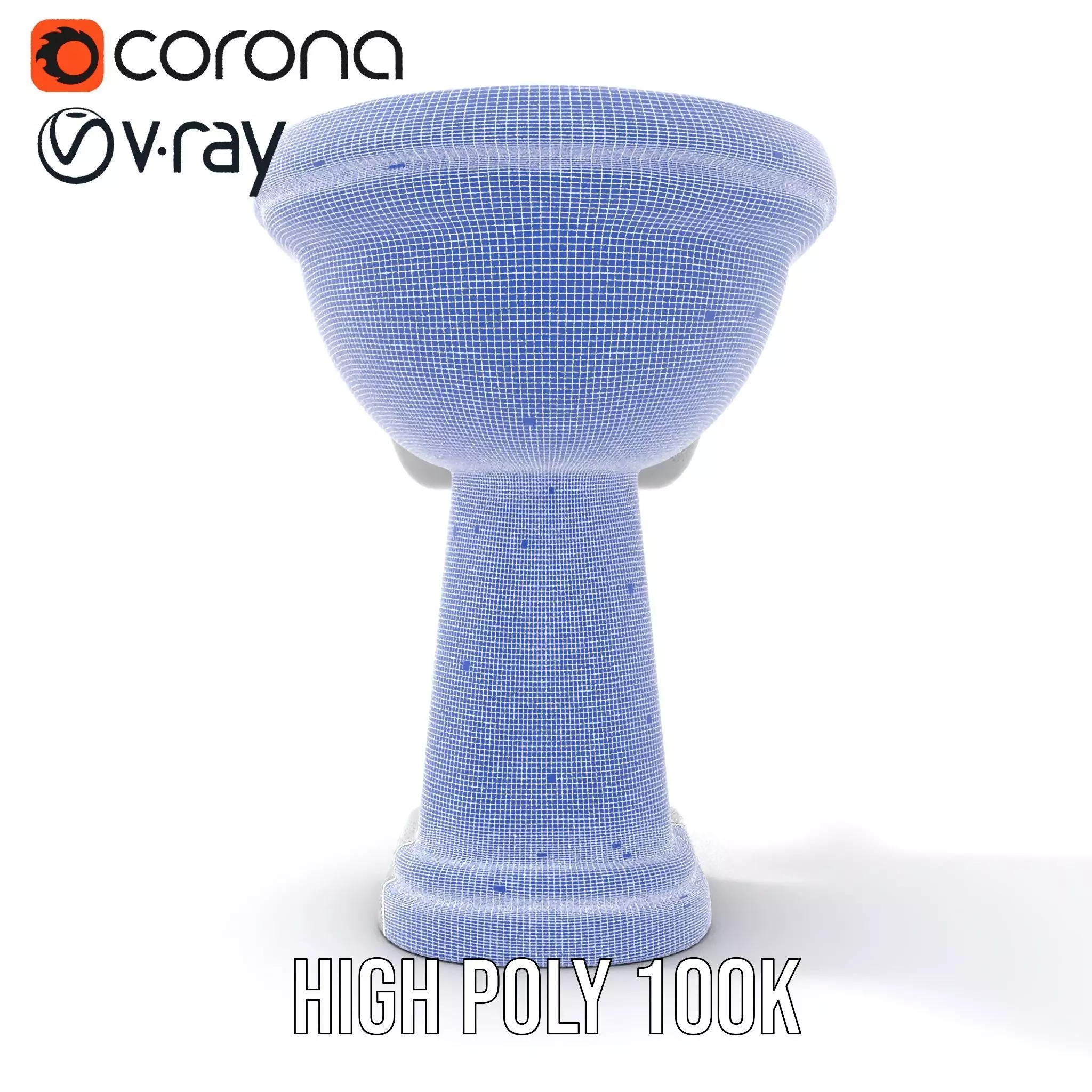 Classic White Sink model pack Low-poly 3D model_33