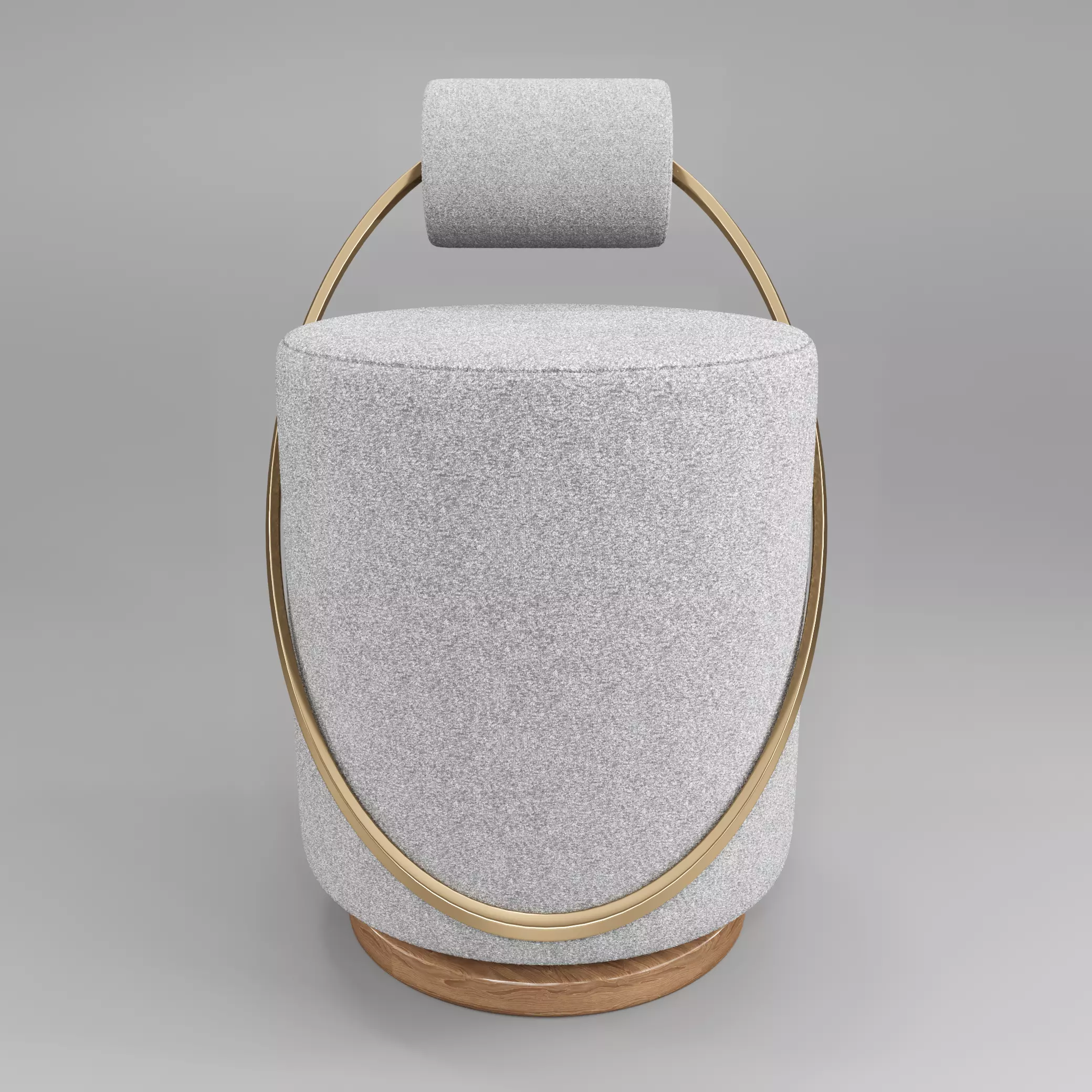 Modern Minimalist Chair 3D model_0