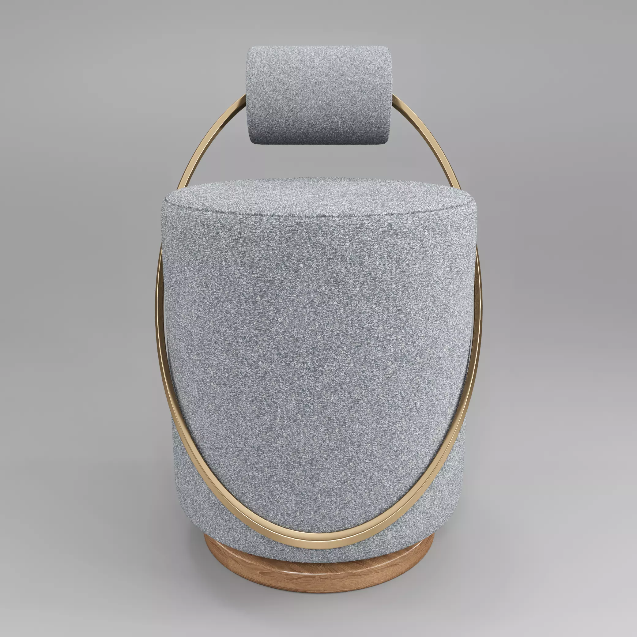 Modern Minimalist Chair 3D model_5