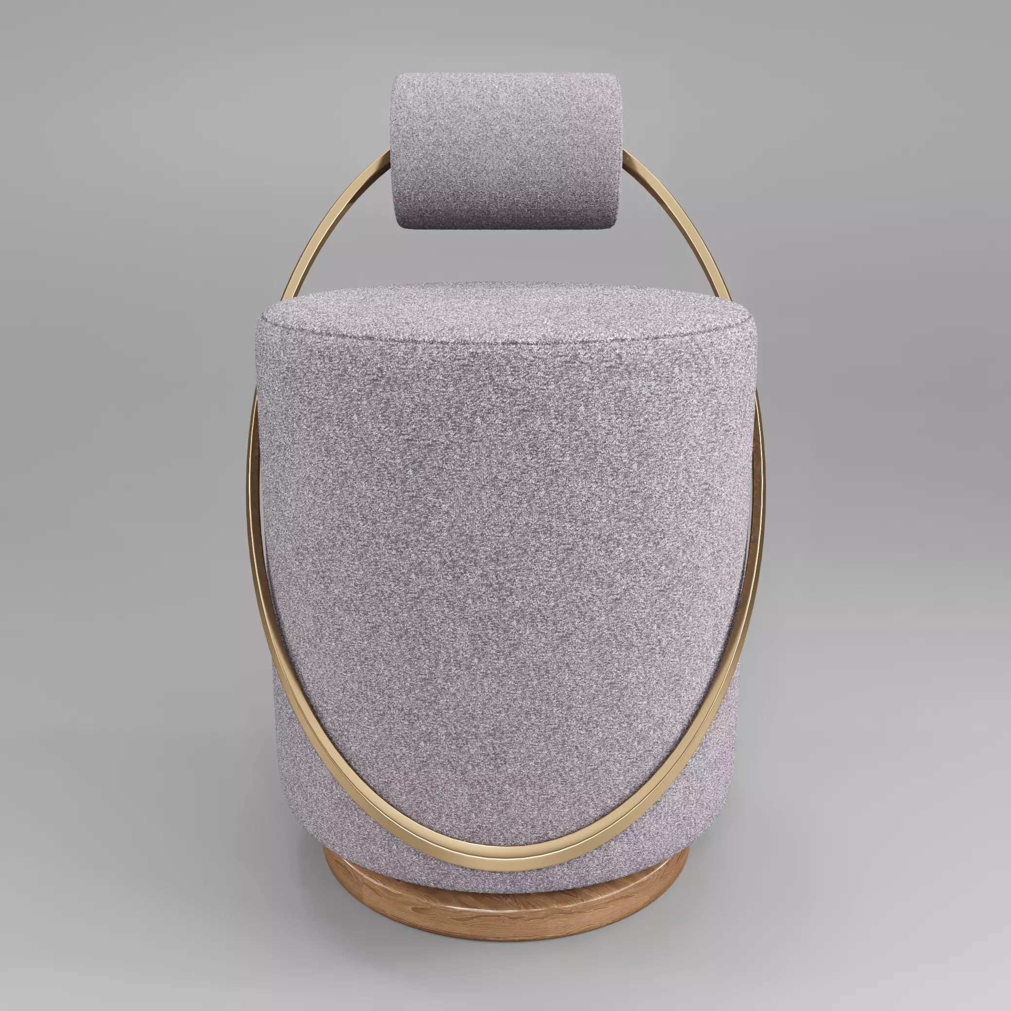 Modern Minimalist Chair 3D model_4