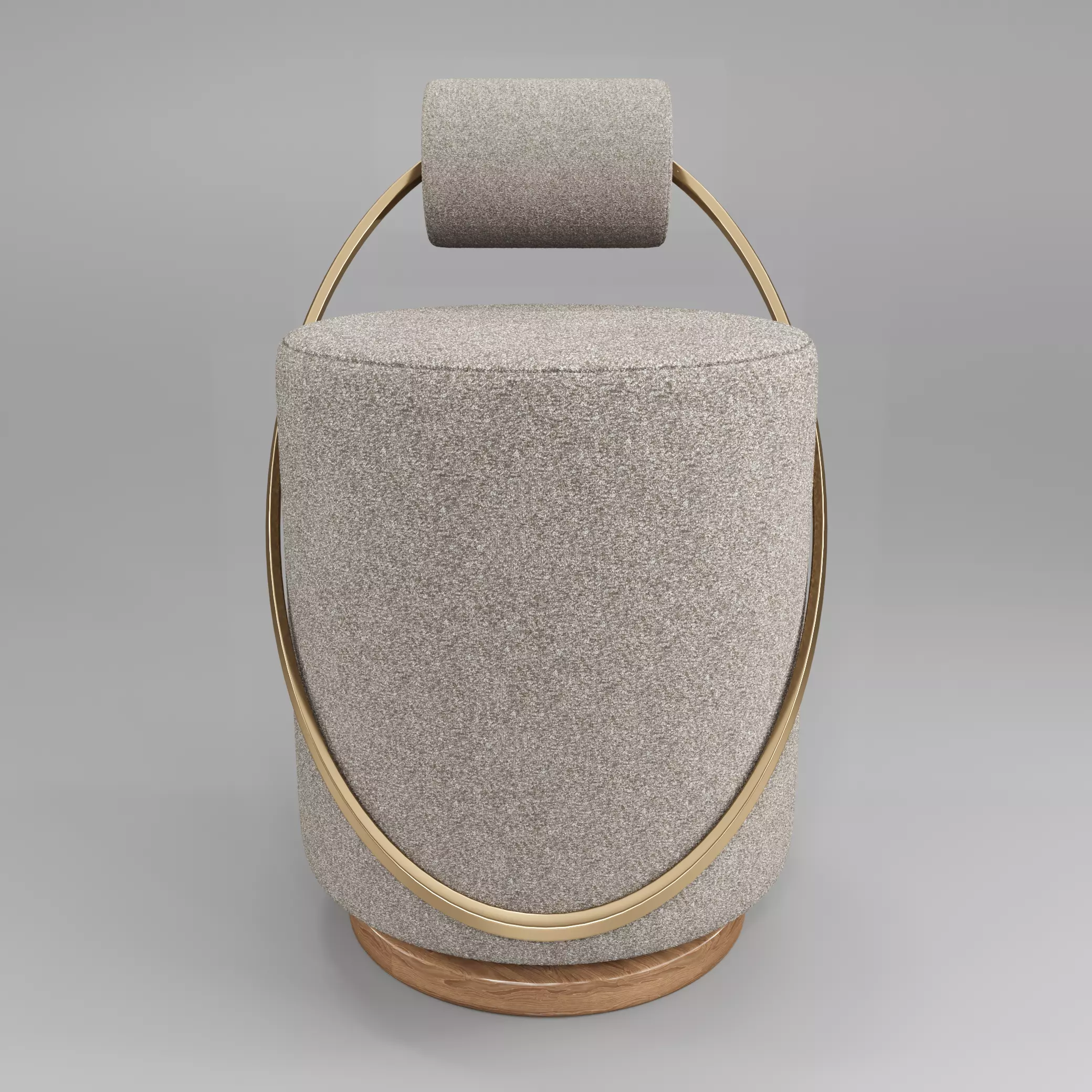 Modern Minimalist Chair 3D model_3