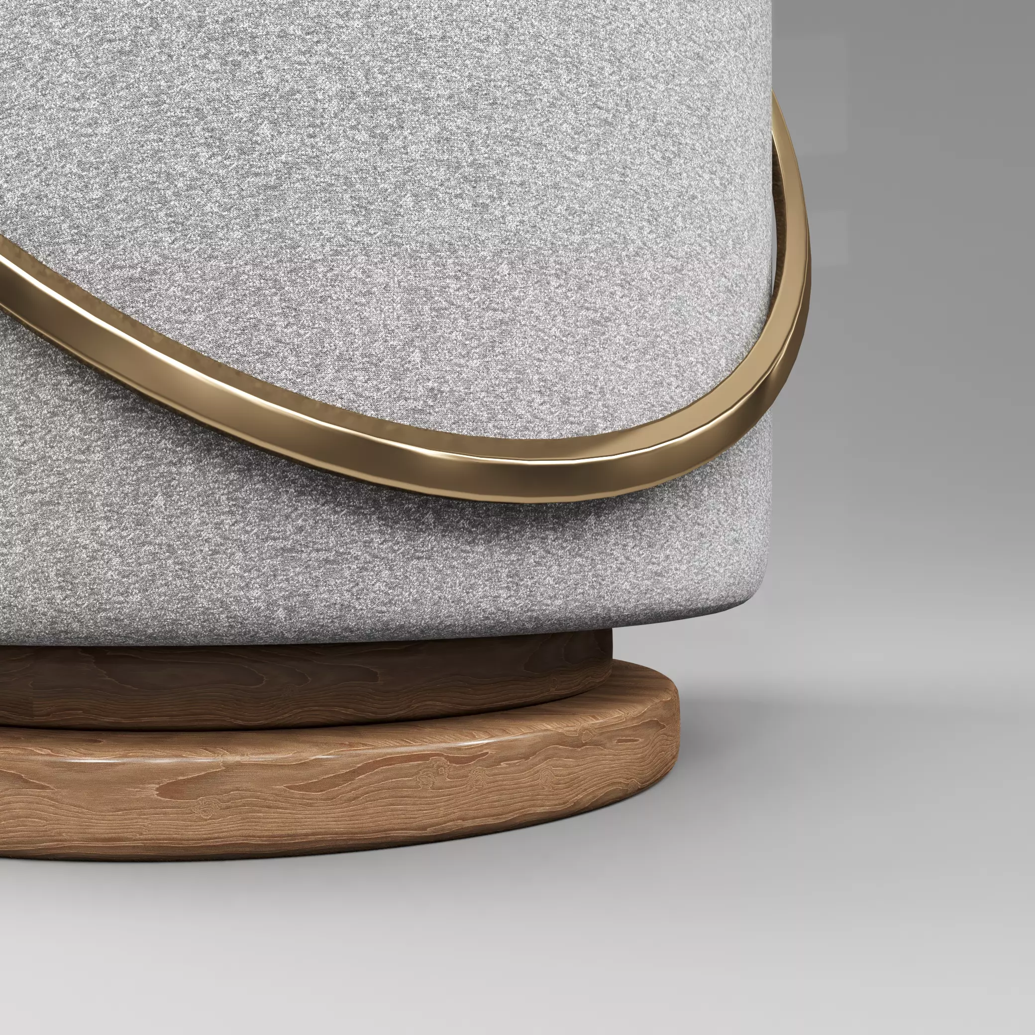 Modern Minimalist Chair 3D model_2