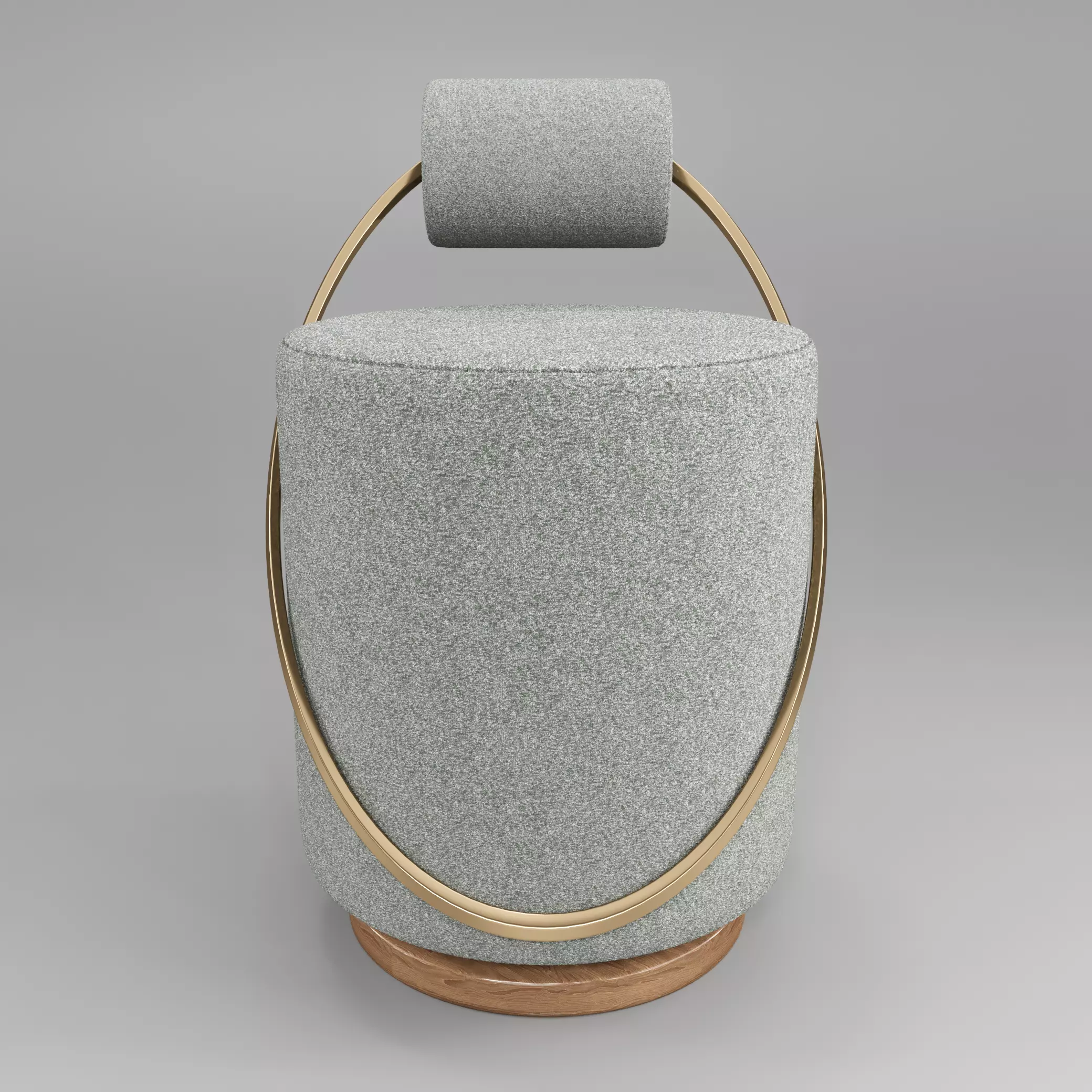 Modern Minimalist Chair 3D model_6