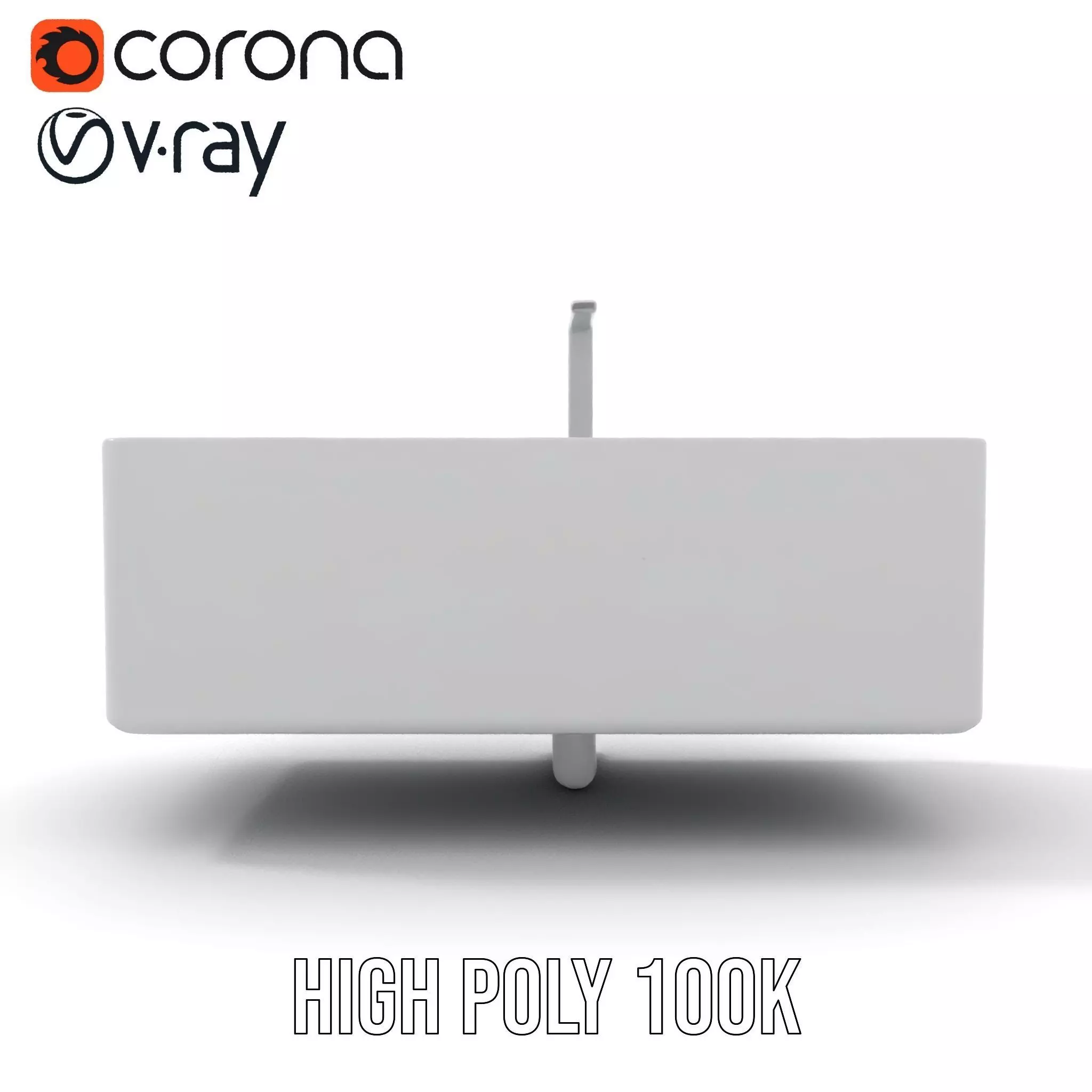 Modern White Basin model pack Low-poly 3D model_33