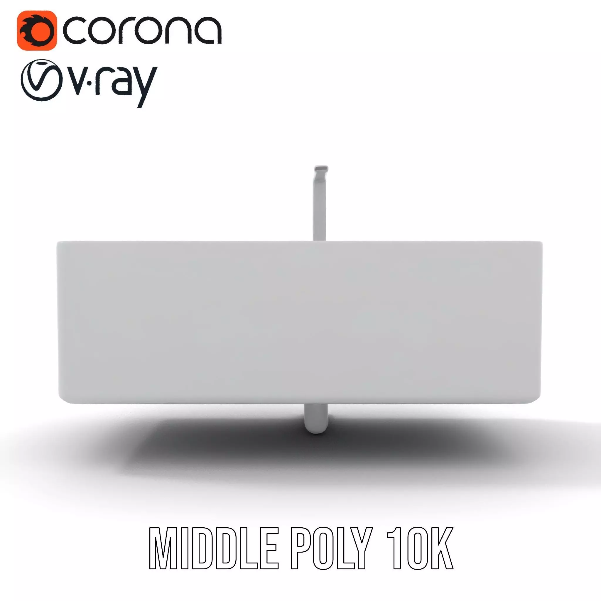 Modern White Basin model pack Low-poly 3D model_21