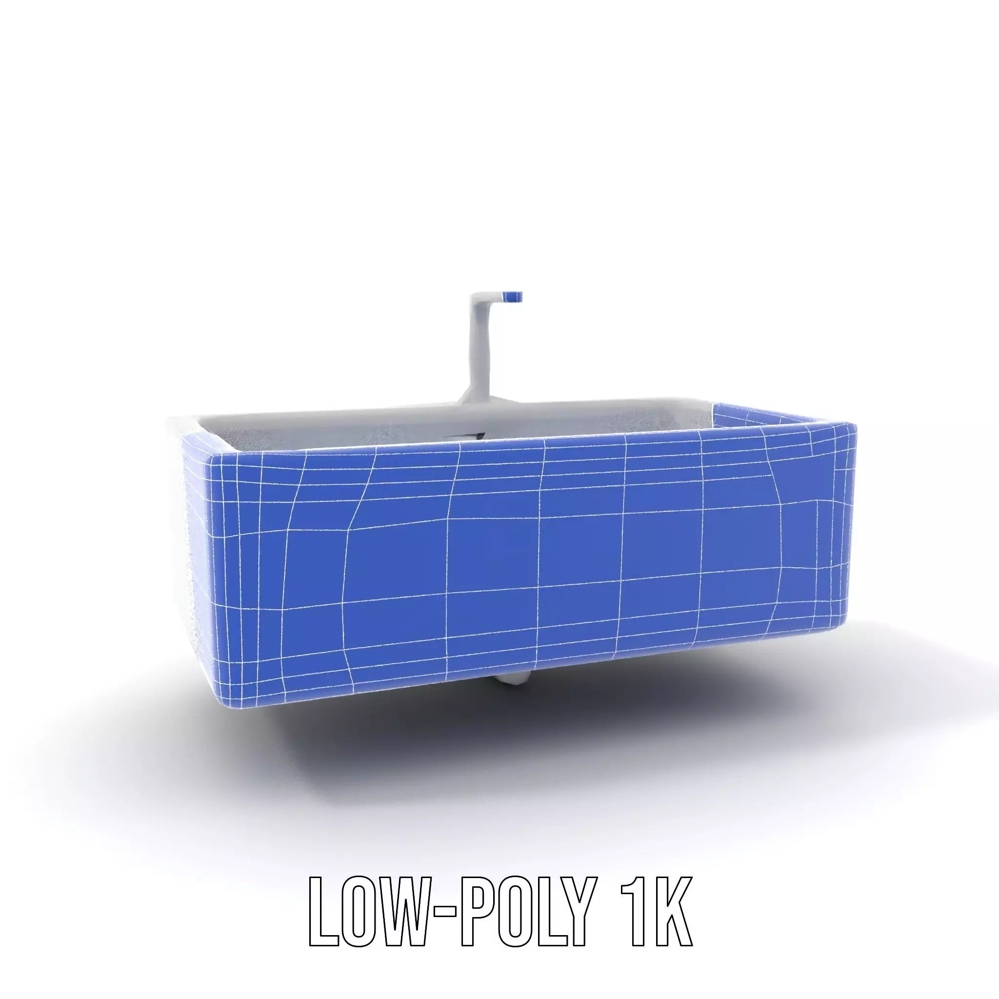 Modern White Basin model pack Low-poly 3D model_25