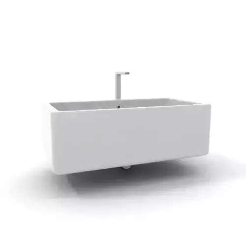 Modern White Basin model pack Low-poly 3D model