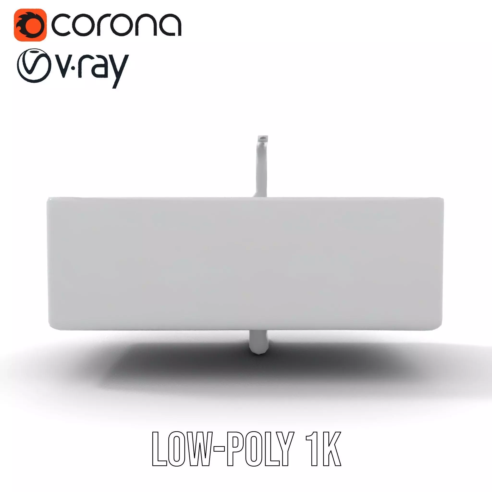 Modern White Basin model pack Low-poly 3D model_14