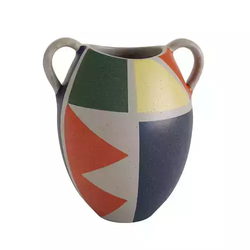 Krosselbach Fayence Ceramic Vase by Clare Zange