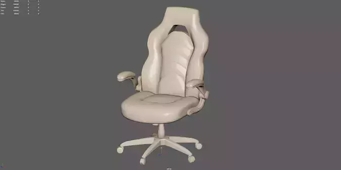 Gaming Chair 3D model 6