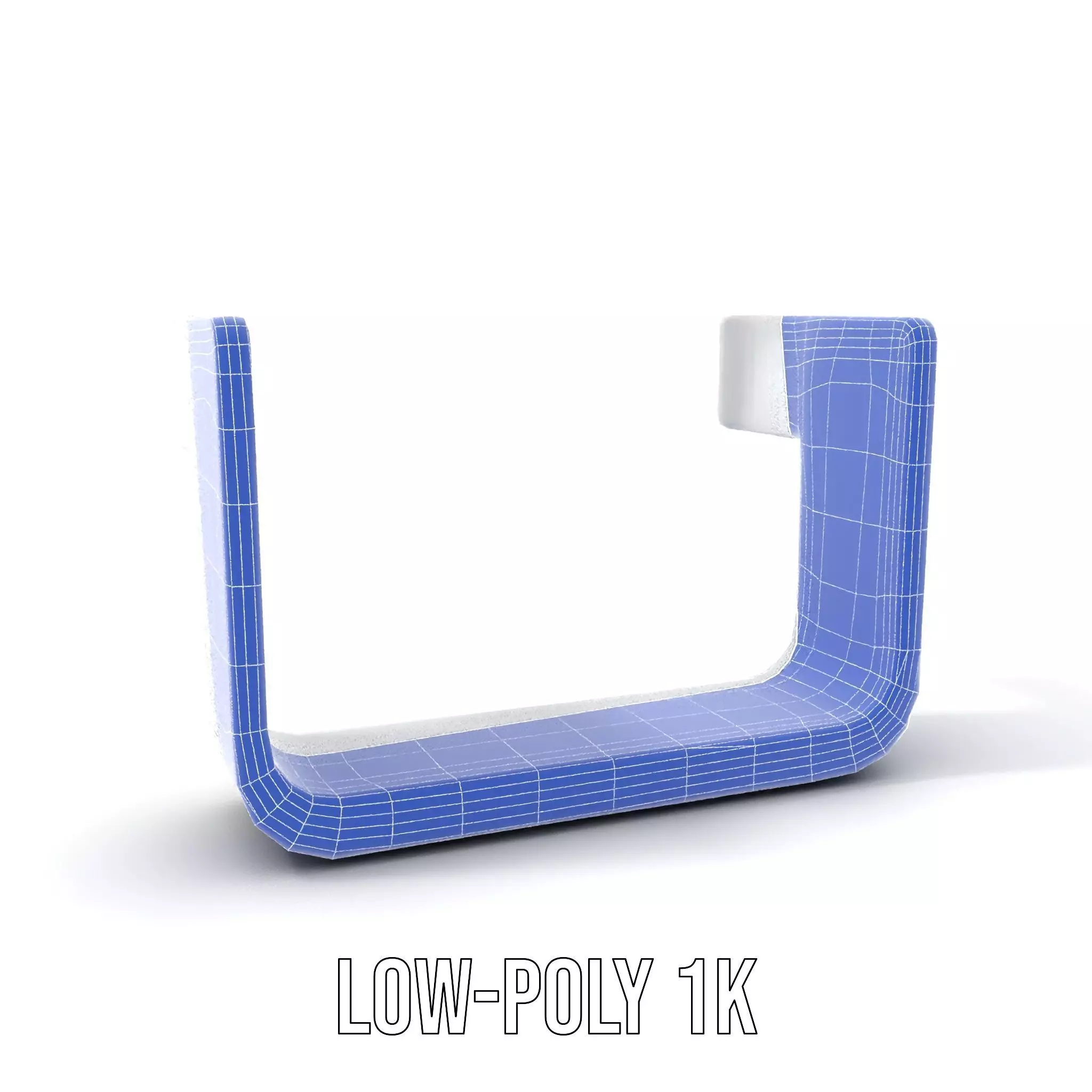 Sleek Silver Handle model pack Low-poly 3D model_7