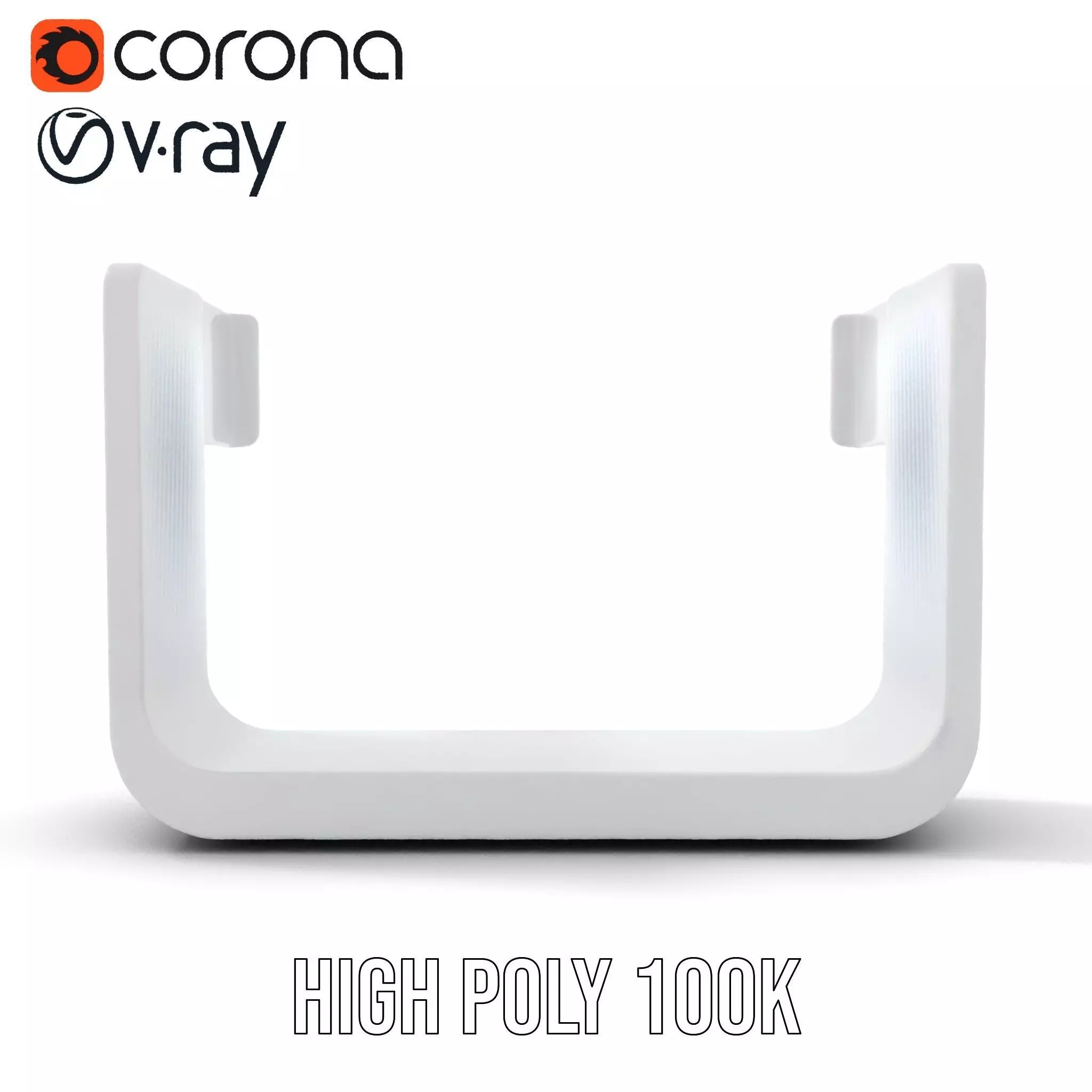 Sleek Silver Handle model pack Low-poly 3D model_21