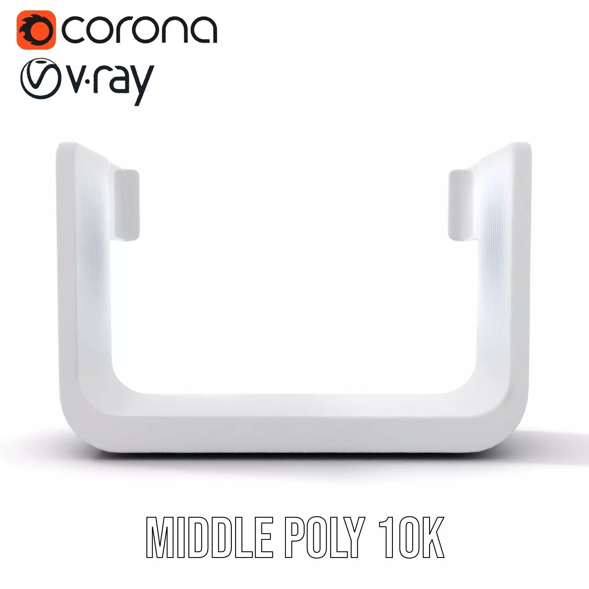 Sleek Silver Handle model pack Low-poly 3D model_13