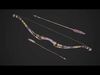 Medieval Wooden Bow Weapon Fair Shooter  Low-poly 3D model_1