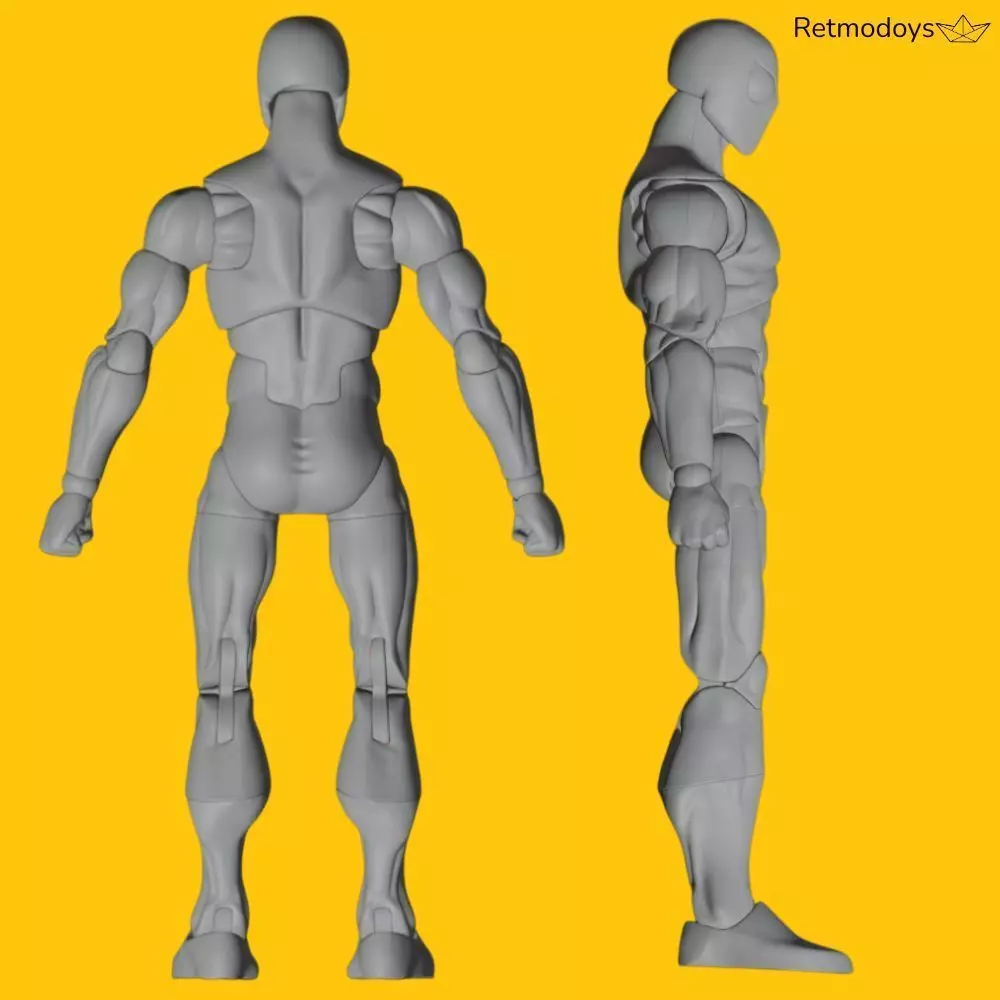 Spiderman Marvel Legends - Articulated Action Figure 3D print model_5