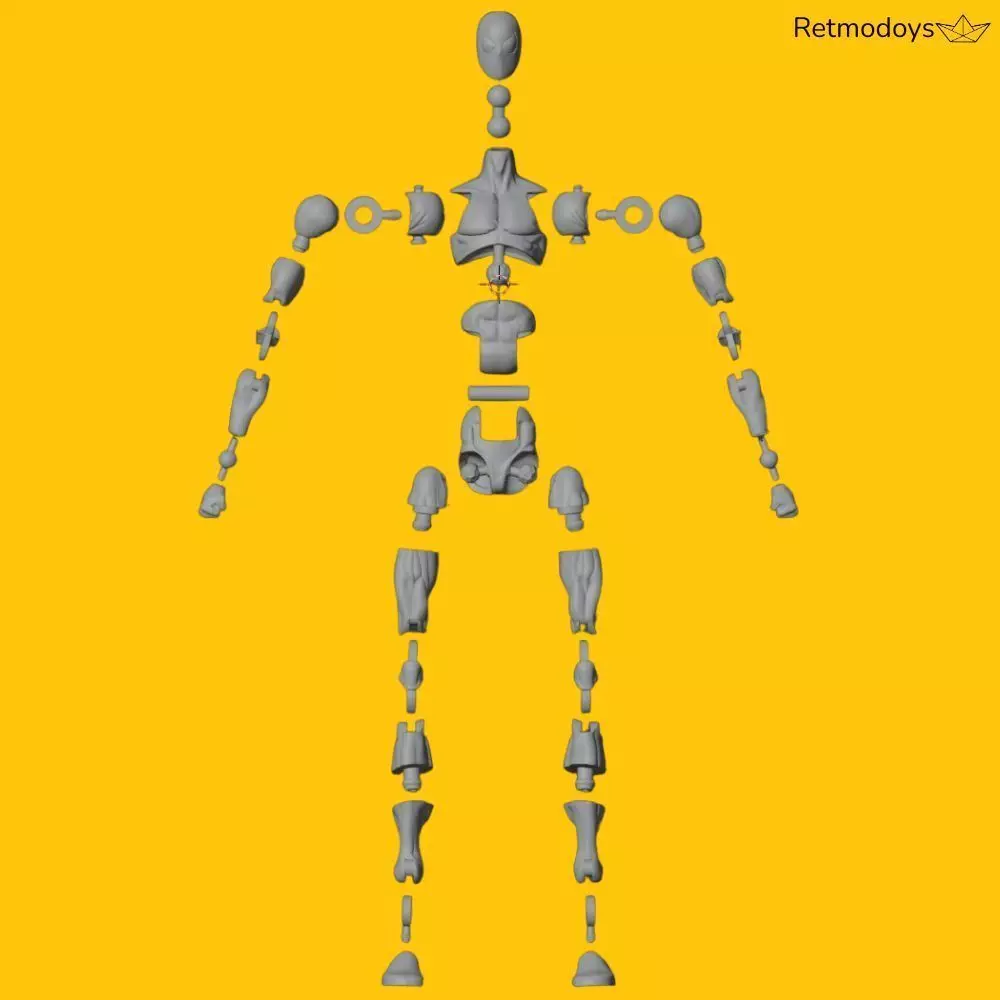 Spiderman Marvel Legends - Articulated Action Figure 3D print model_7