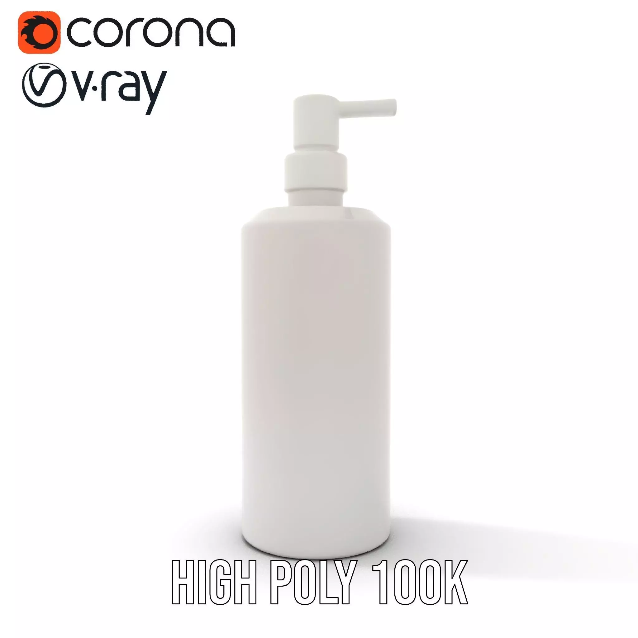 Sleek Silver Dispenser model pack Low-poly 3D model_31