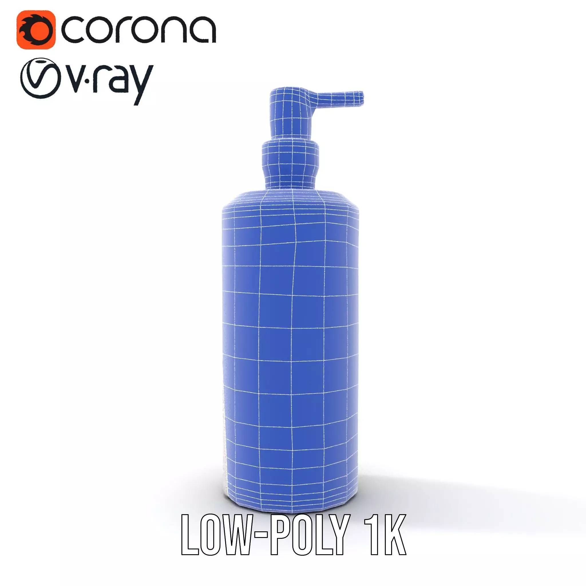 Sleek Silver Dispenser model pack Low-poly 3D model_30