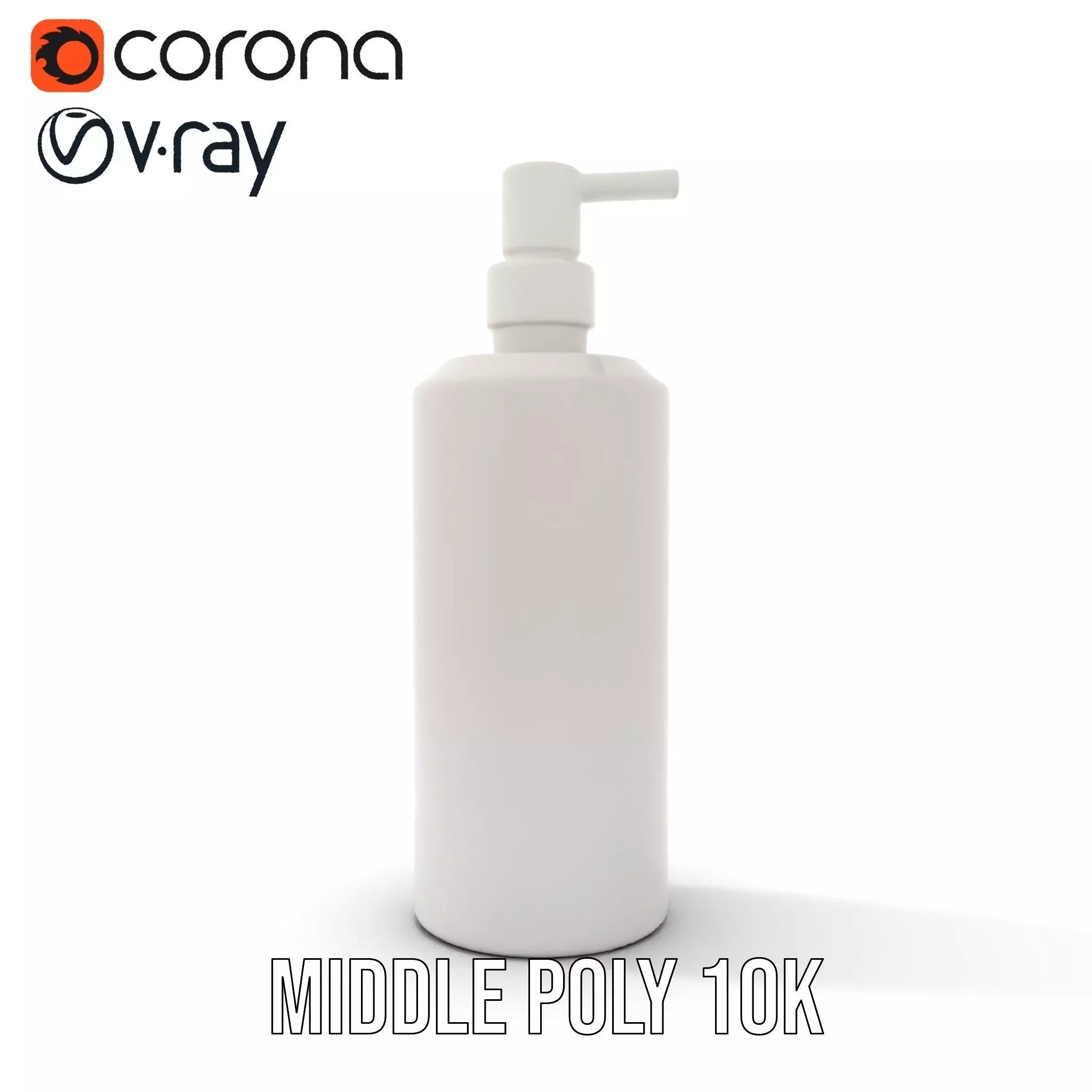 Sleek Silver Dispenser model pack Low-poly 3D model_6