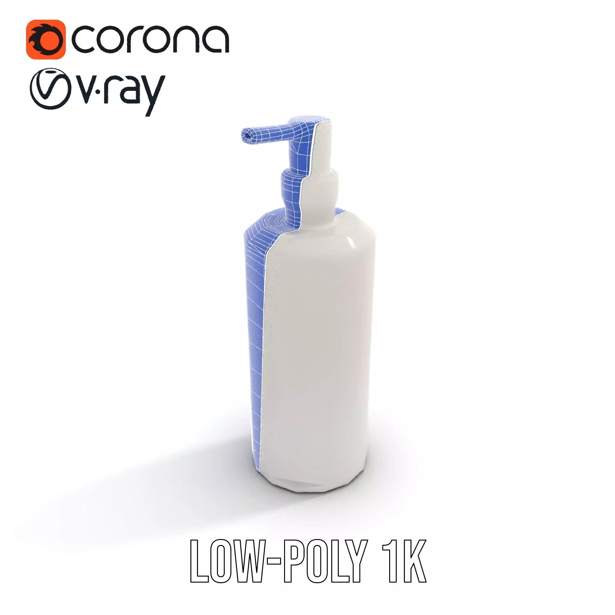 Sleek Silver Dispenser model pack Low-poly 3D model_27