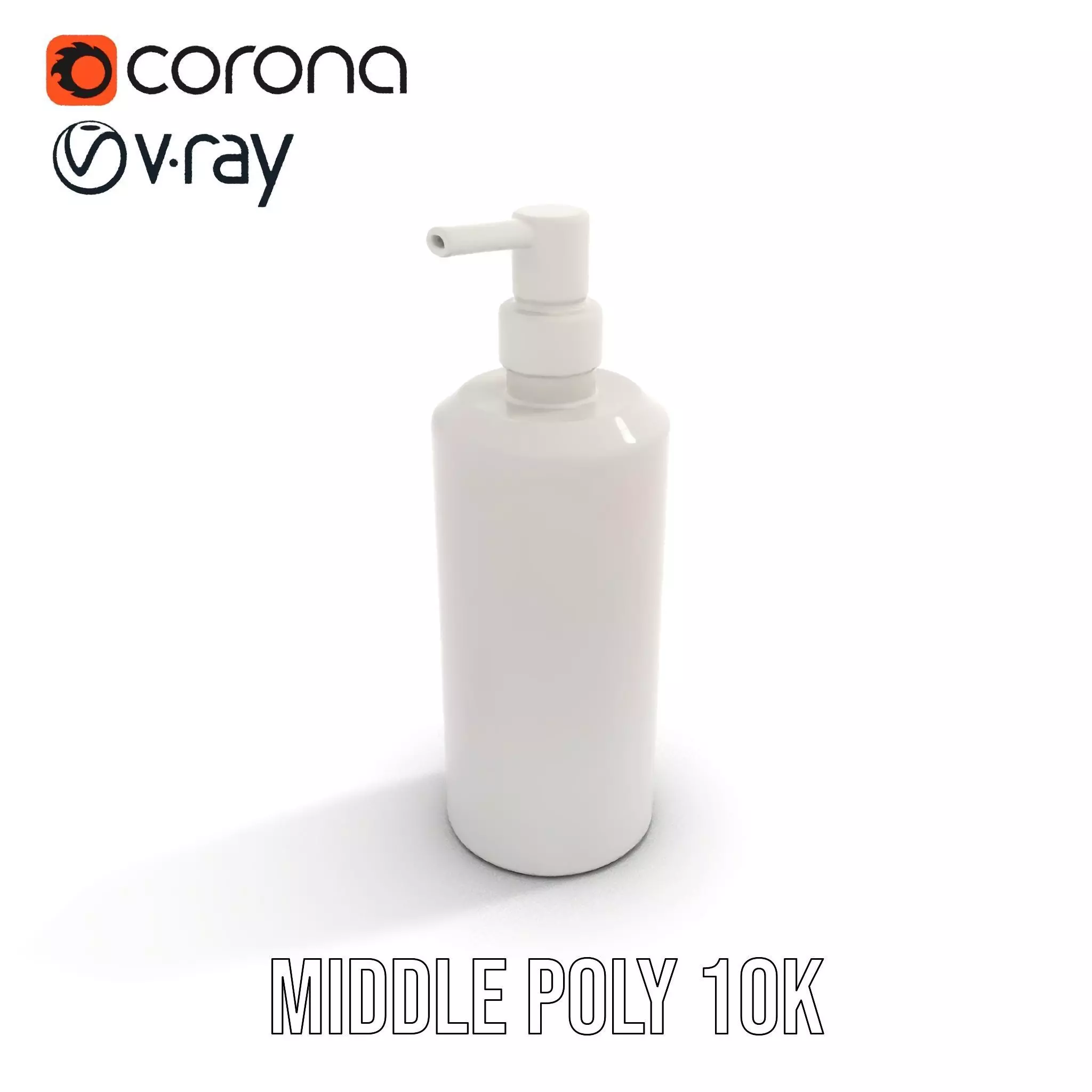 Sleek Silver Dispenser model pack Low-poly 3D model_11