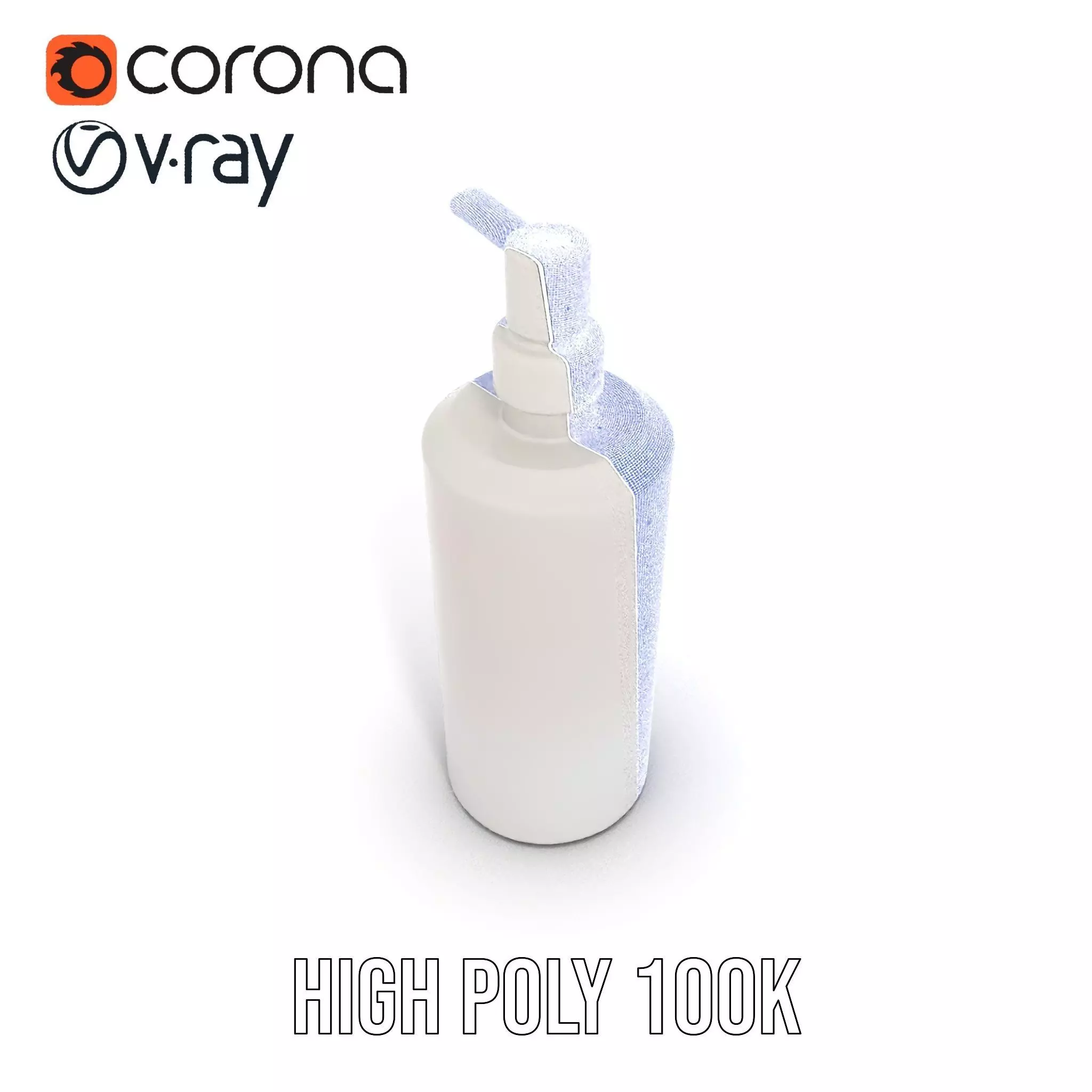 Sleek Silver Dispenser model pack Low-poly 3D model_23