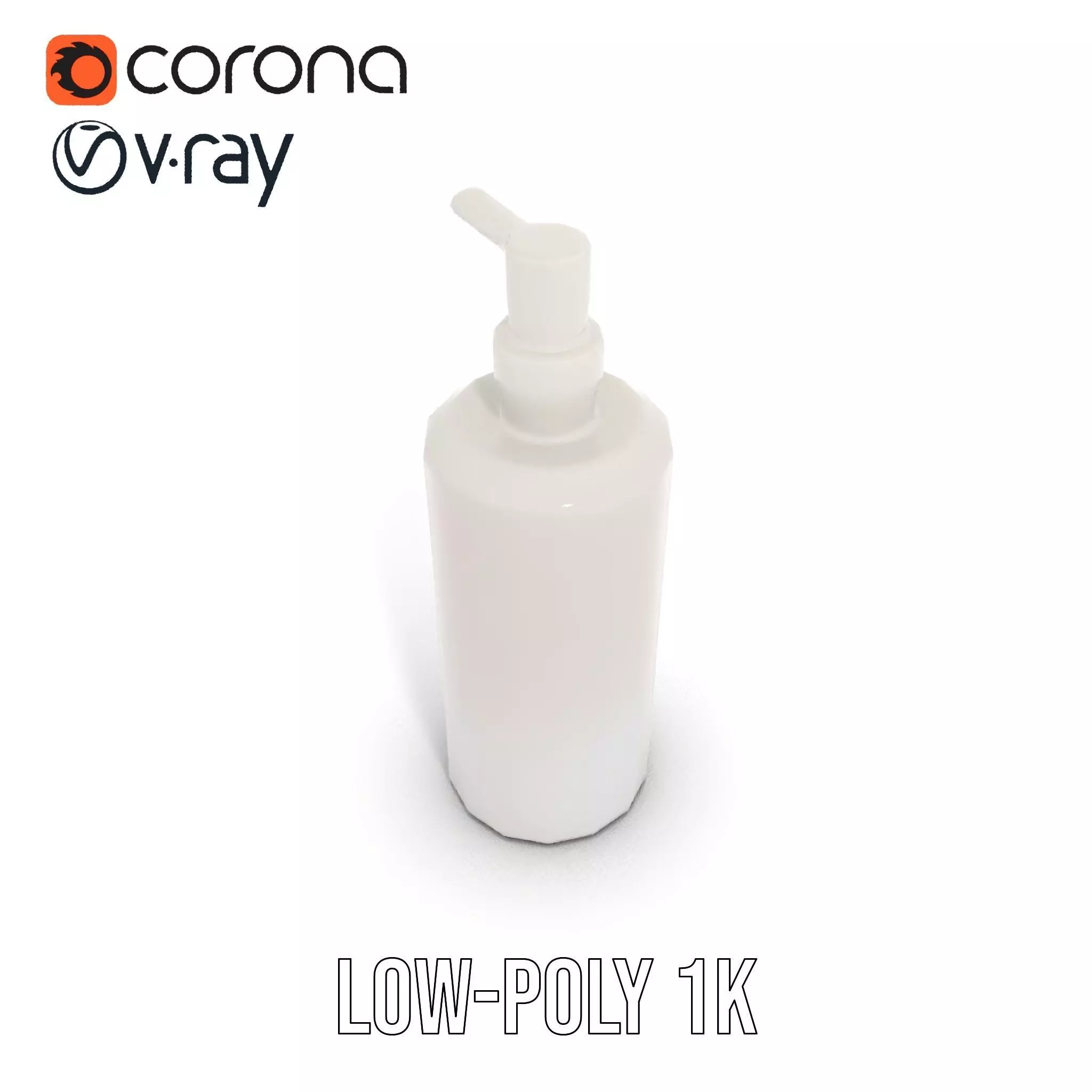 Sleek Silver Dispenser model pack Low-poly 3D model_12