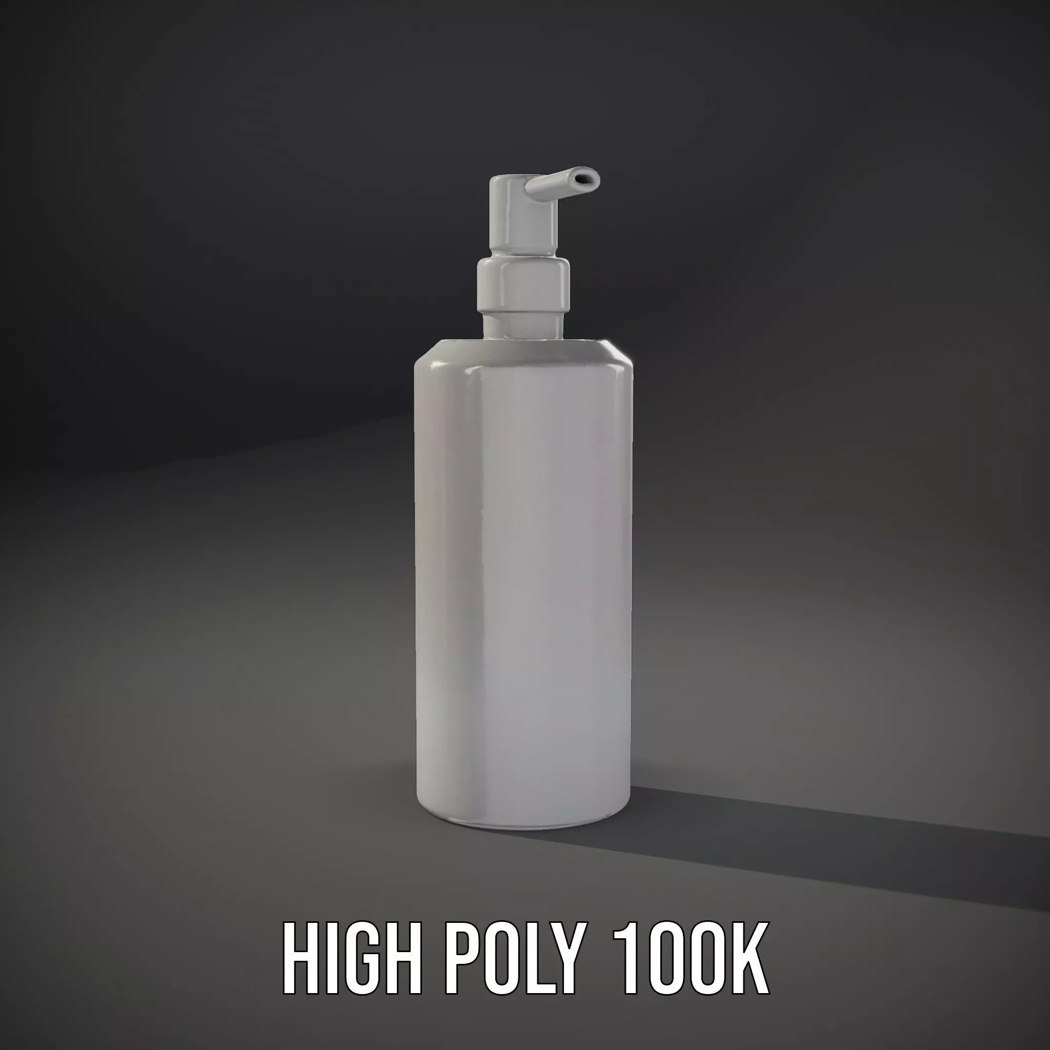 Sleek Silver Dispenser model pack Low-poly 3D model_8