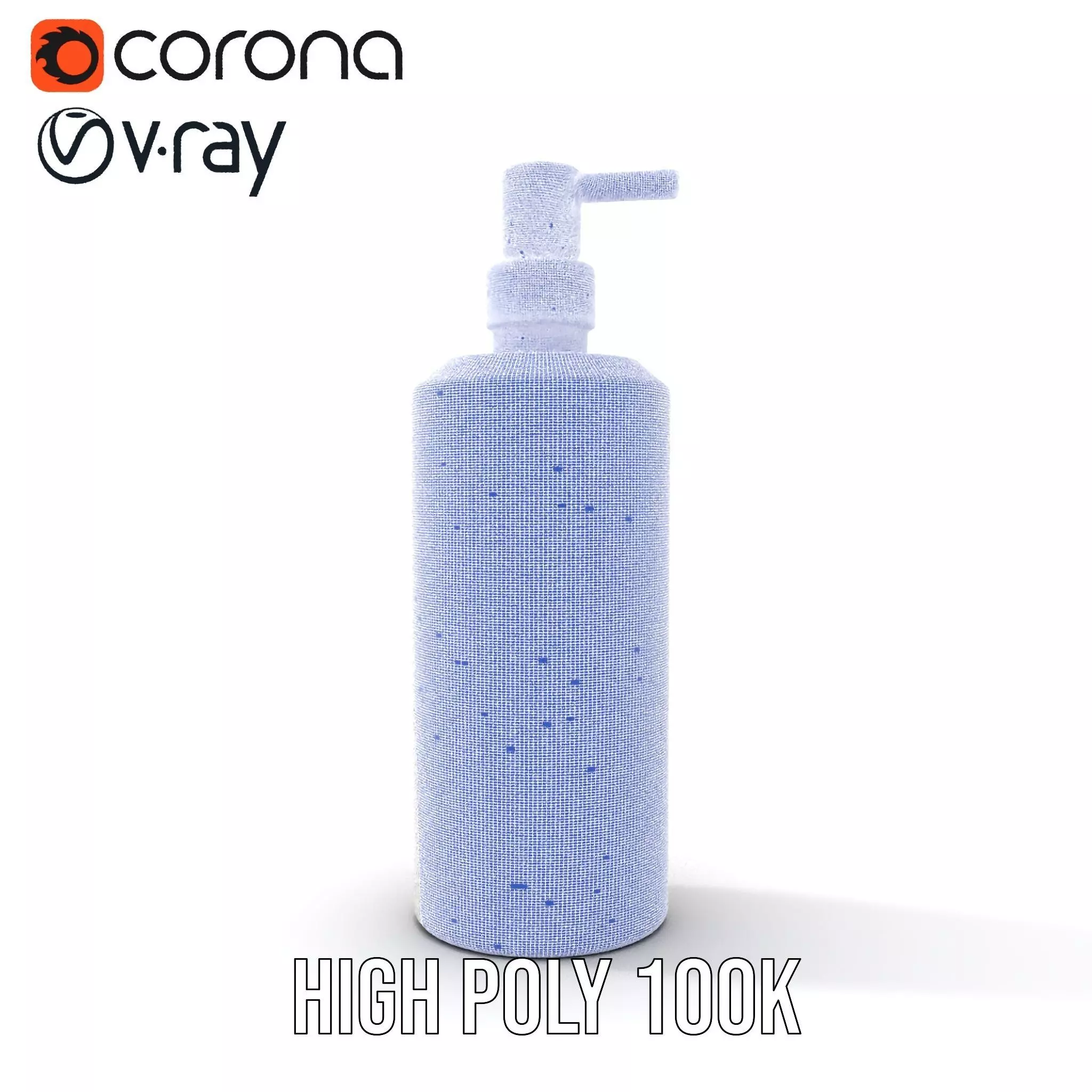 Sleek Silver Dispenser model pack Low-poly 3D model_33