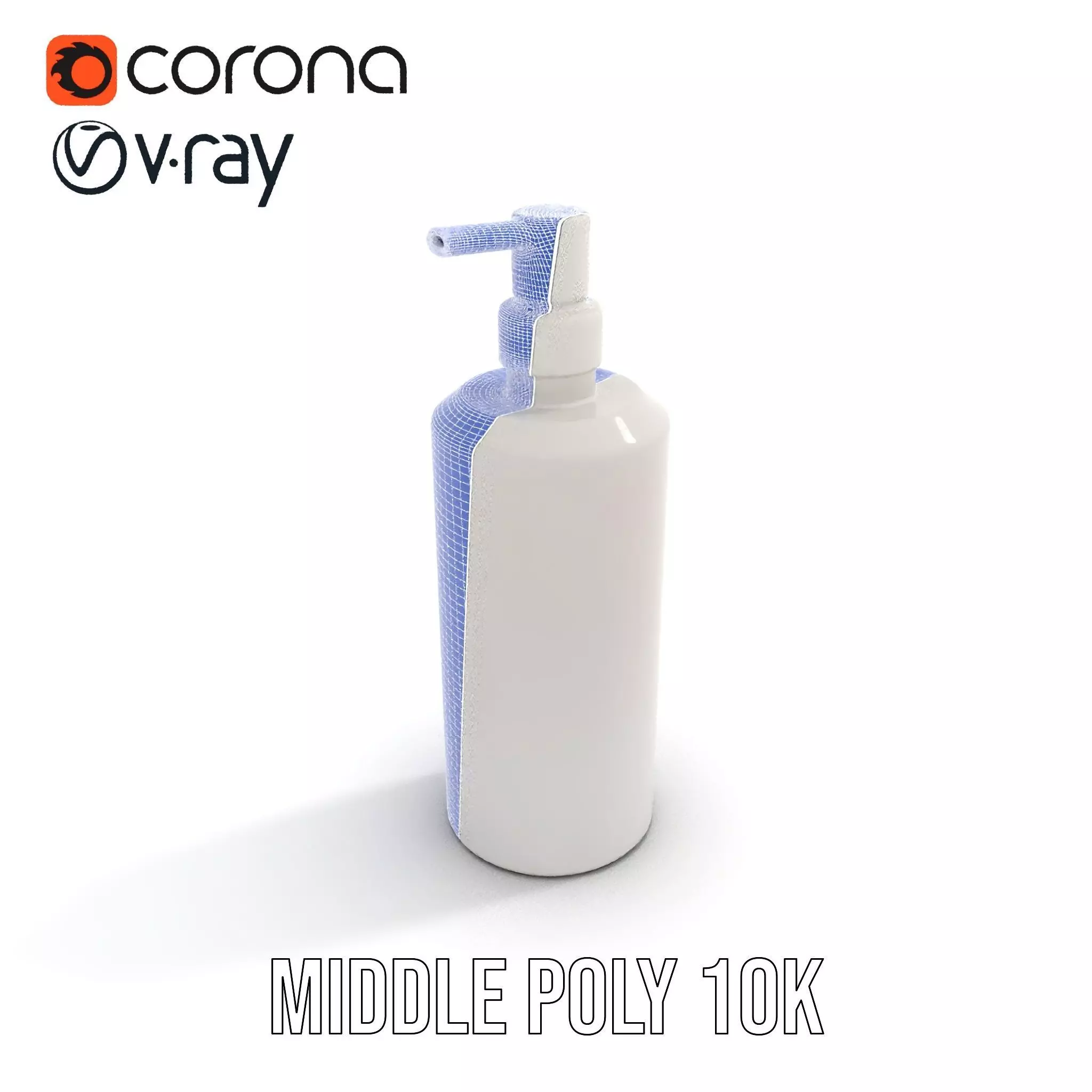 Sleek Silver Dispenser model pack Low-poly 3D model_21