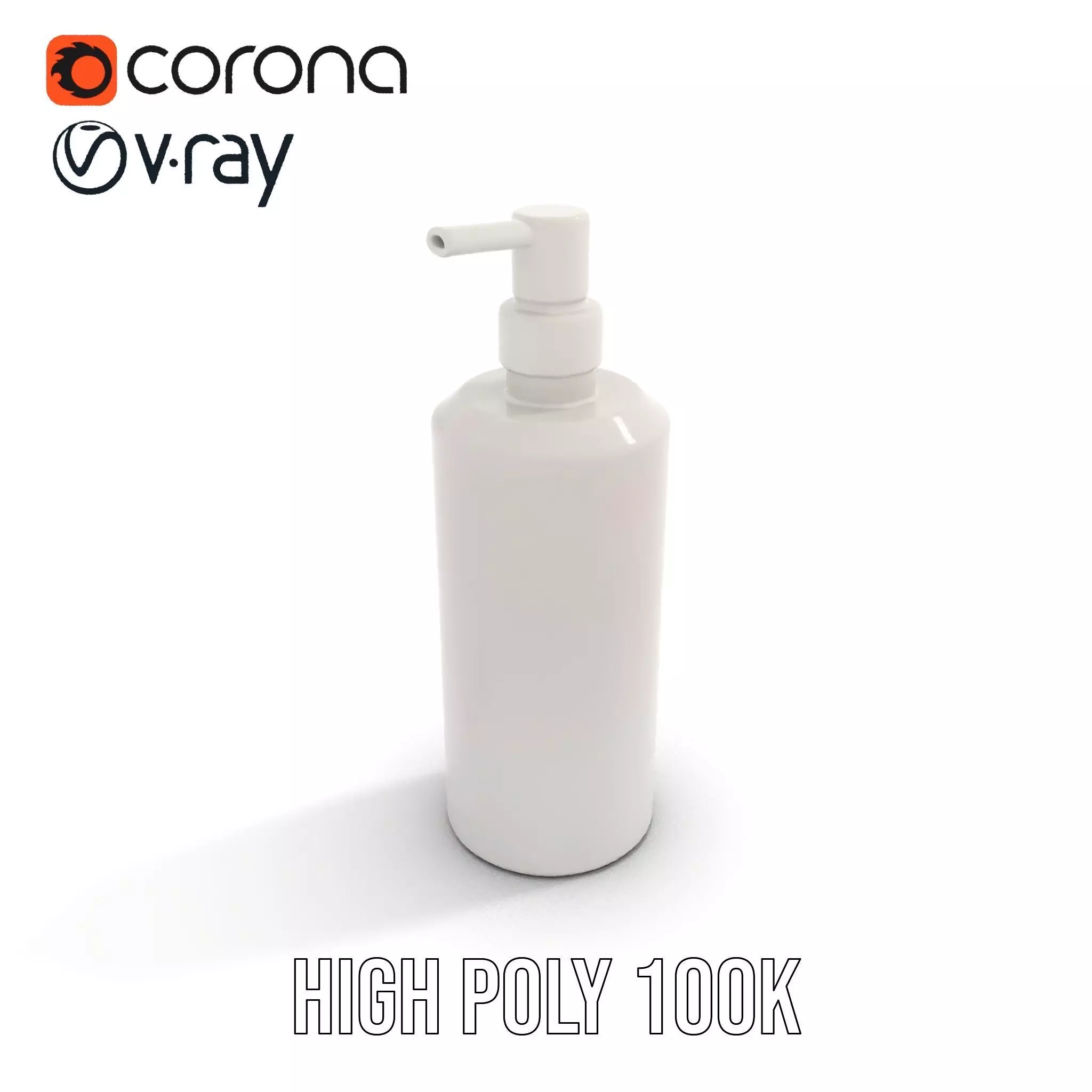 Sleek Silver Dispenser model pack Low-poly 3D model_15