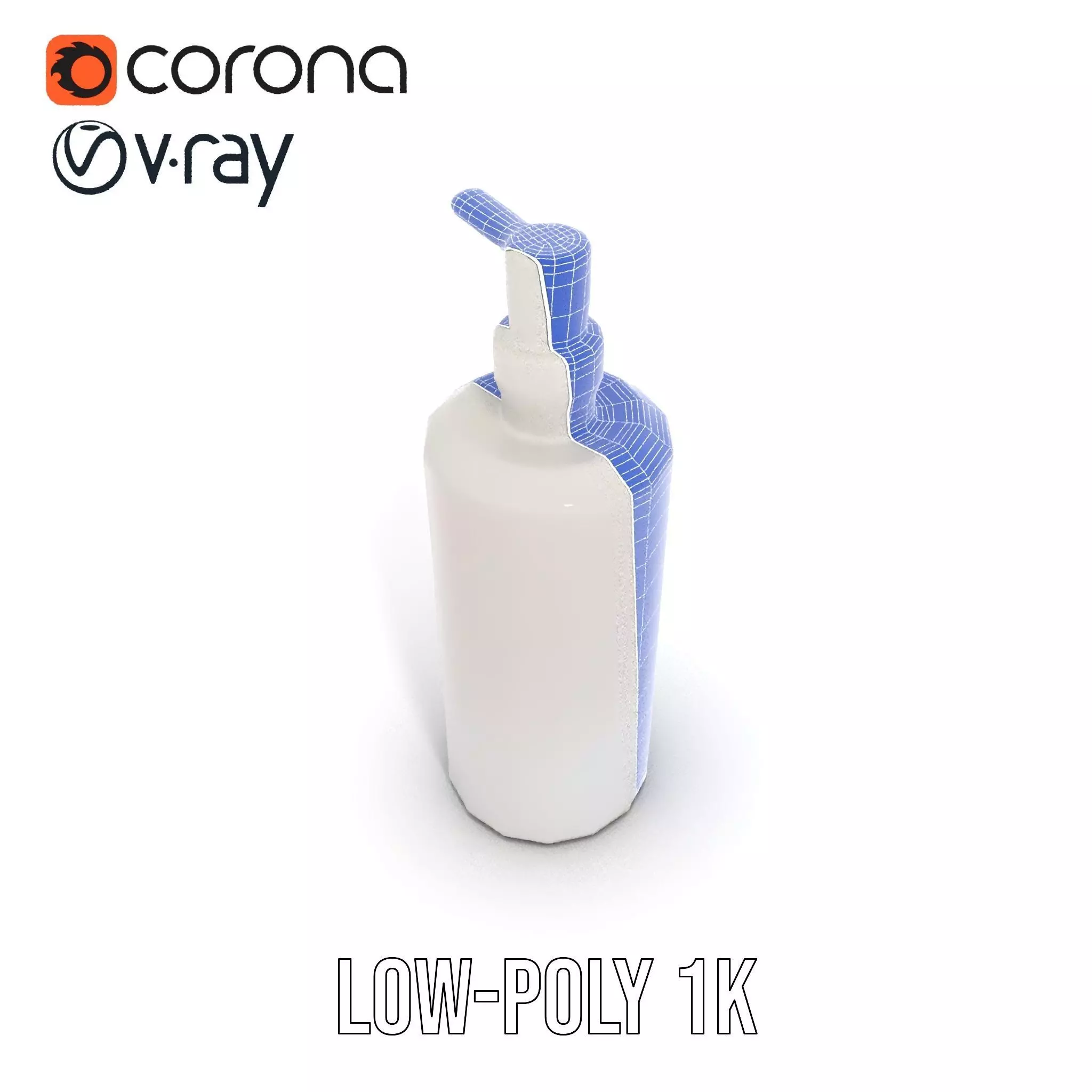 Sleek Silver Dispenser model pack Low-poly 3D model_25