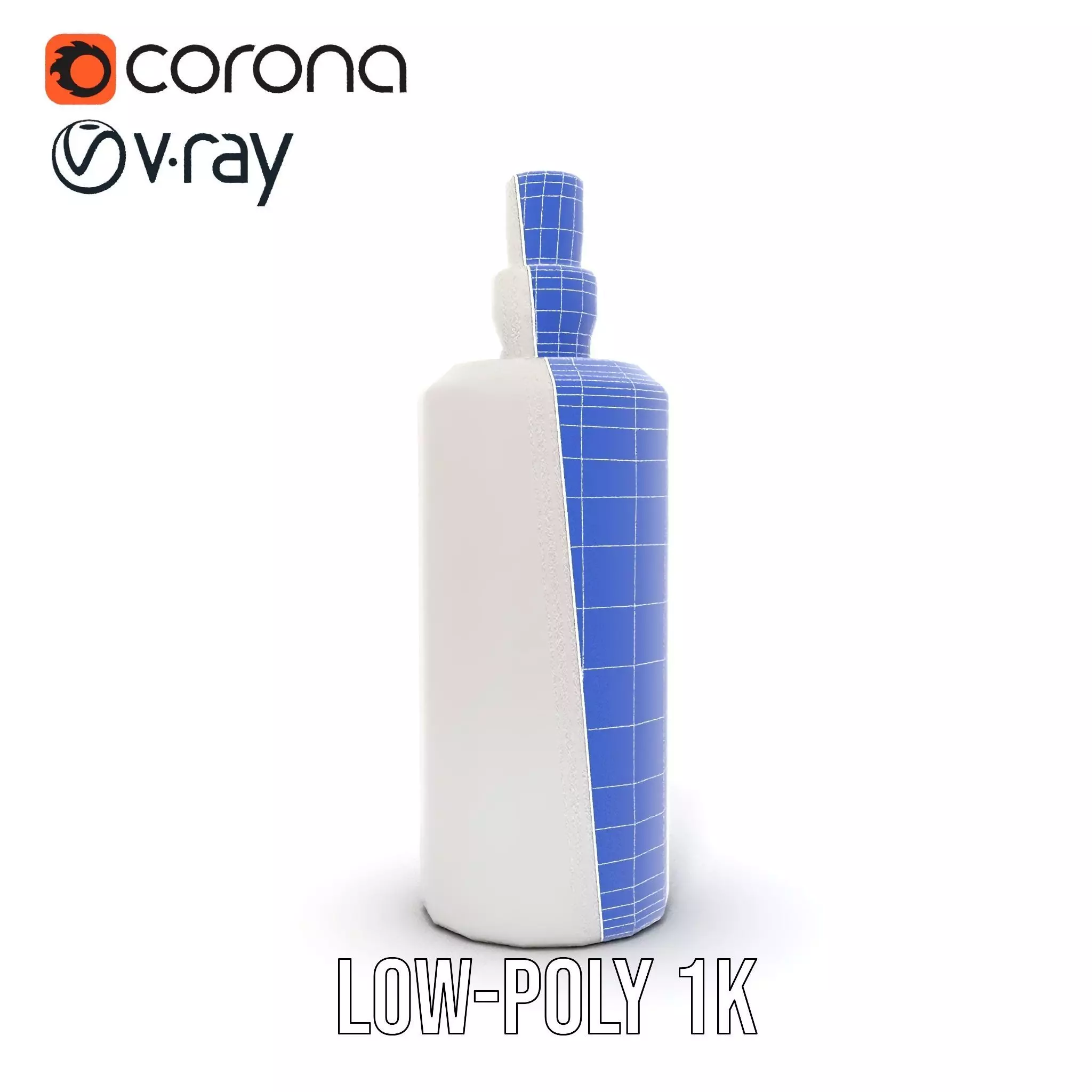 Sleek Silver Dispenser model pack Low-poly 3D model_17