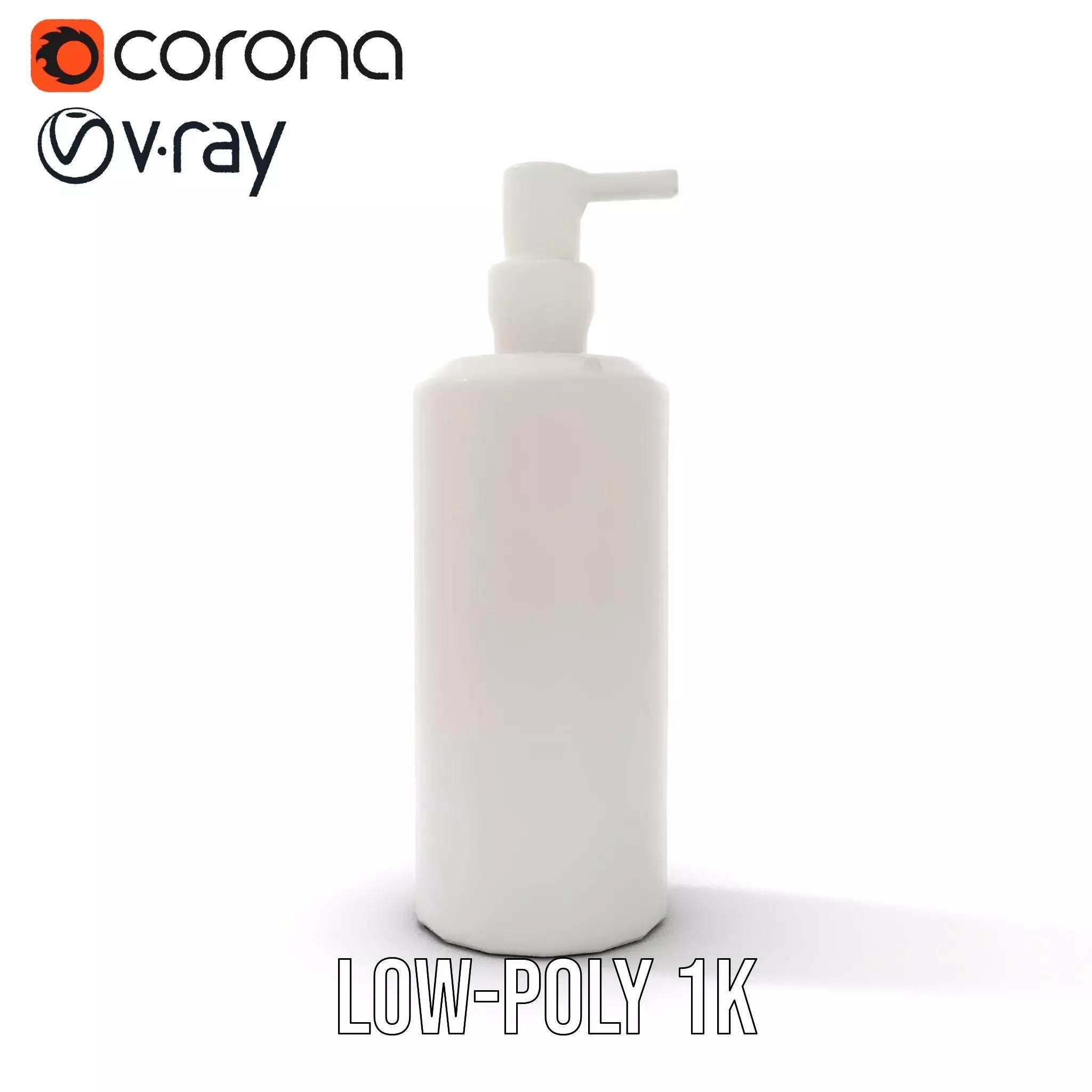 Sleek Silver Dispenser model pack Low-poly 3D model_7