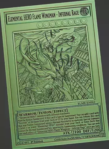Elemental HERO Flame Wingman - Infernal Rage - yu-gi-oh