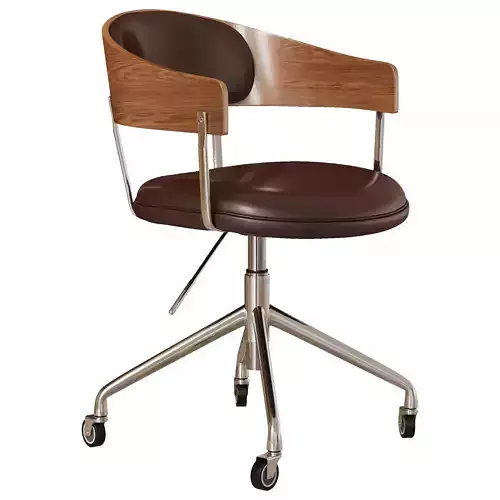 Office chair on wheels