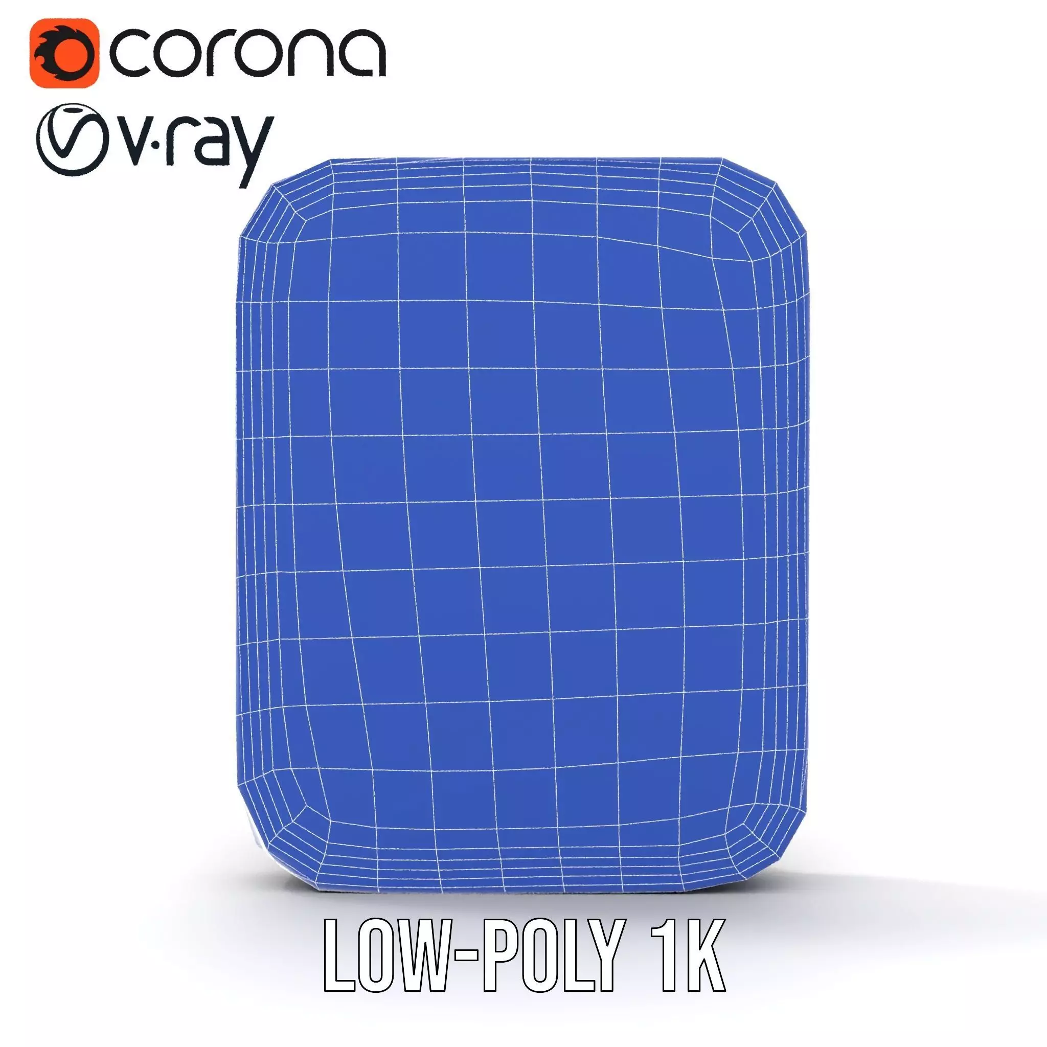 Sleek Wall Mirror model pack Low-poly 3D model_30