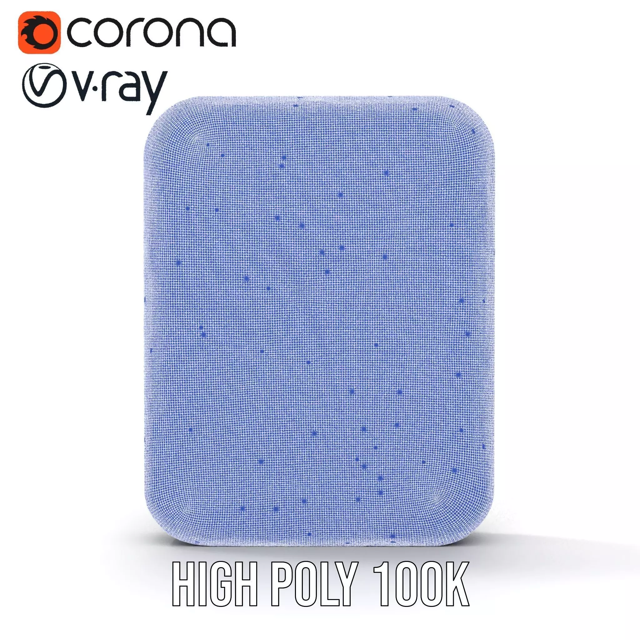 Sleek Wall Mirror model pack Low-poly 3D model_33