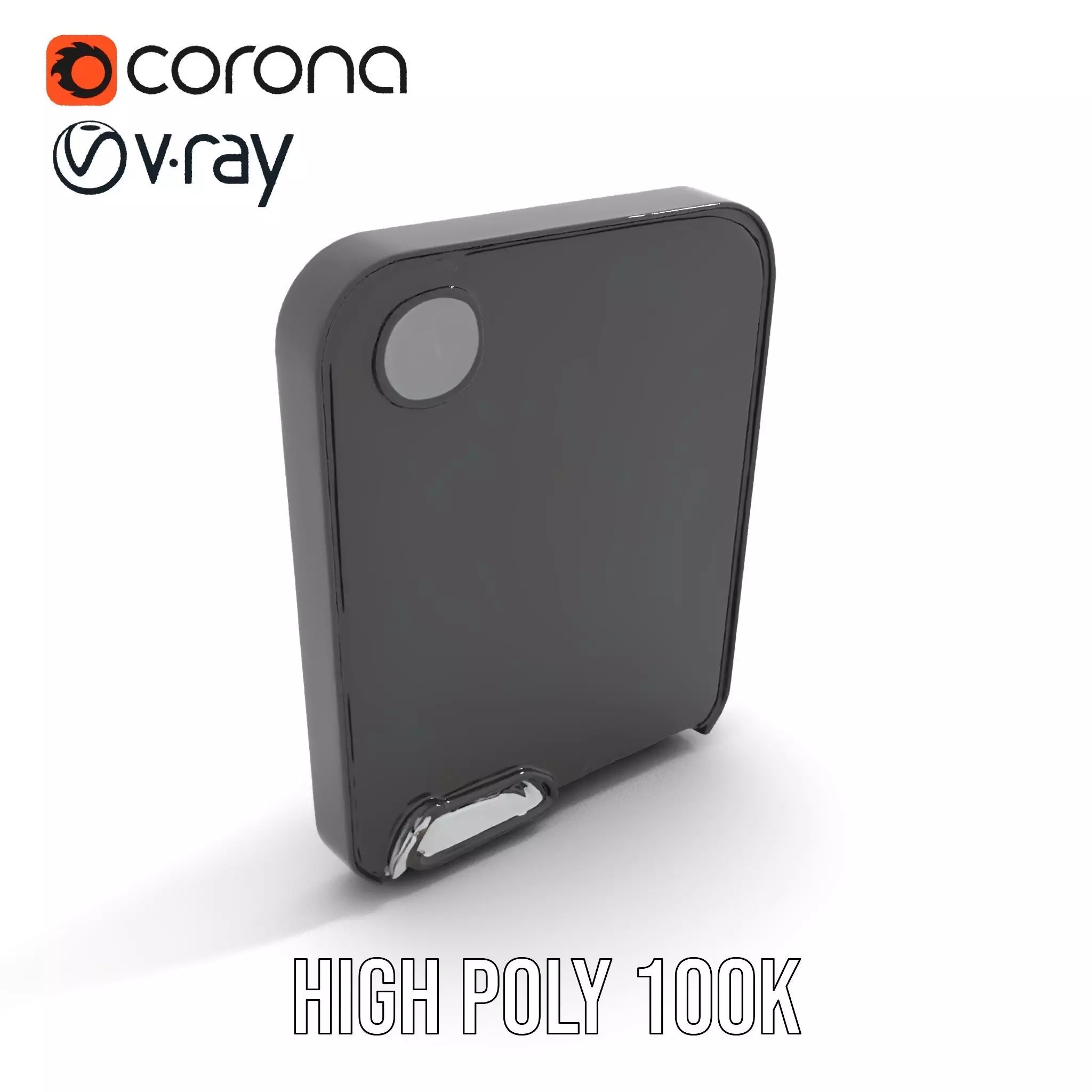 Sleek Wall Mirror model pack Low-poly 3D model_28