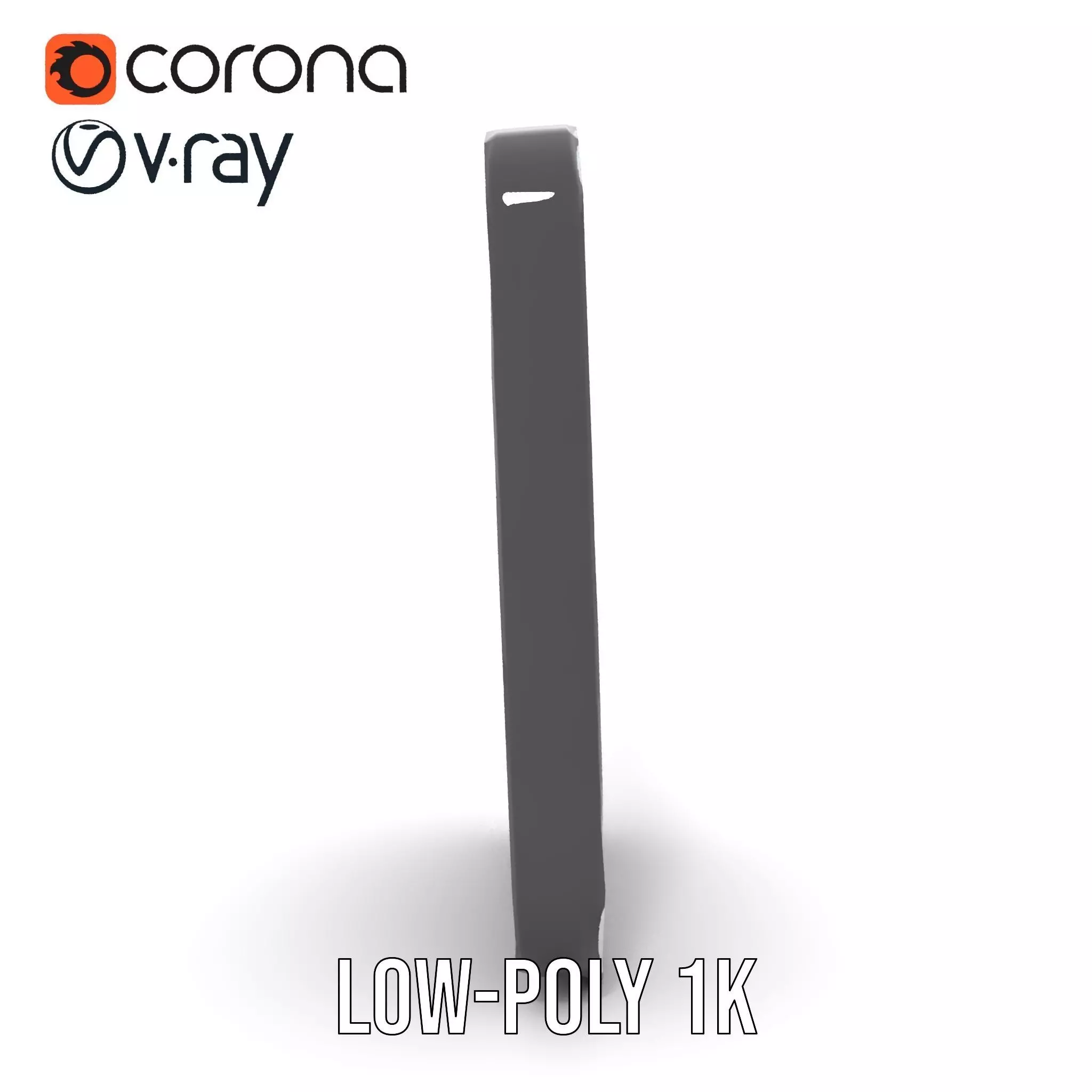 Sleek Wall Mirror model pack Low-poly 3D model_27