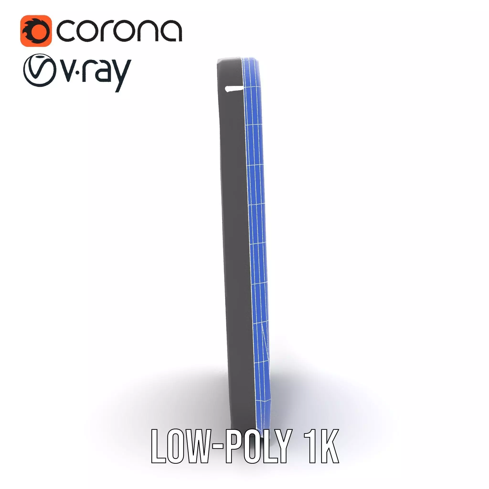 Sleek Wall Mirror model pack Low-poly 3D model_19