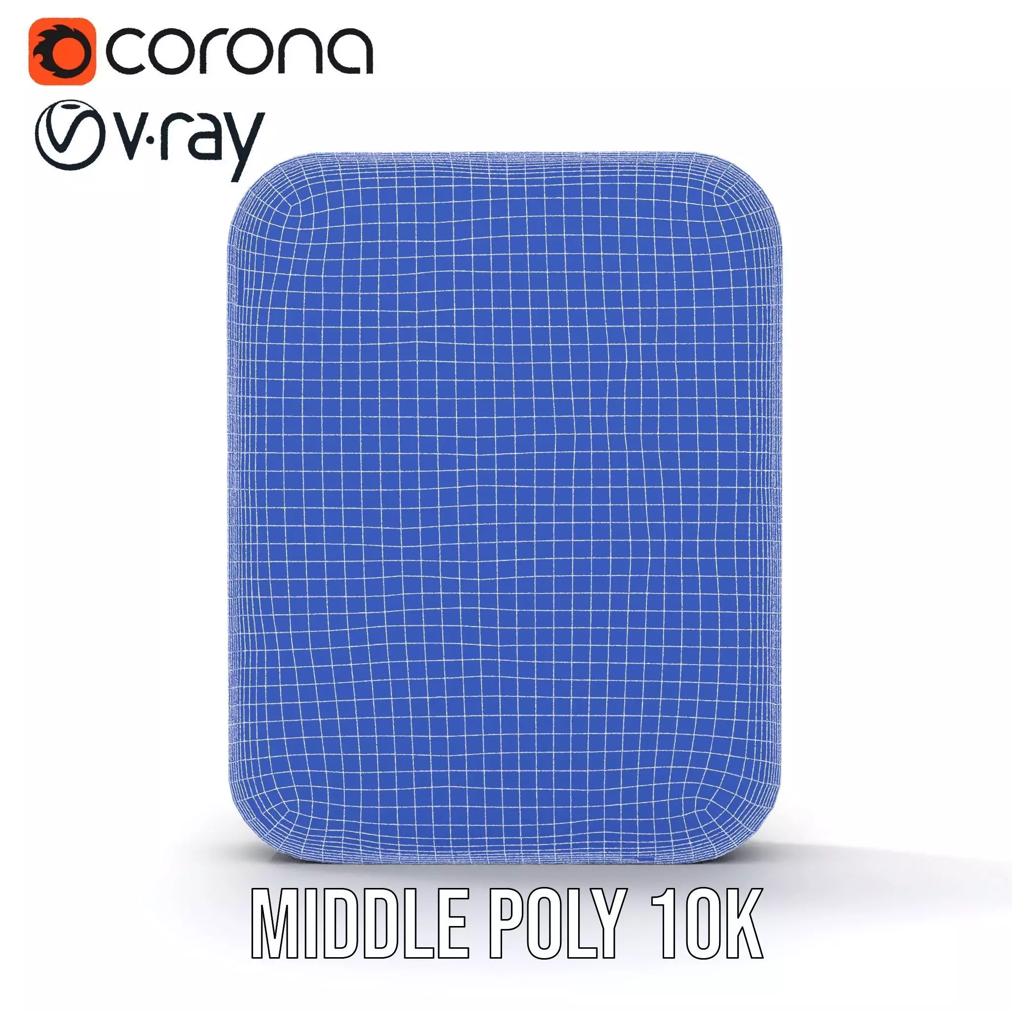 Sleek Wall Mirror model pack Low-poly 3D model_18