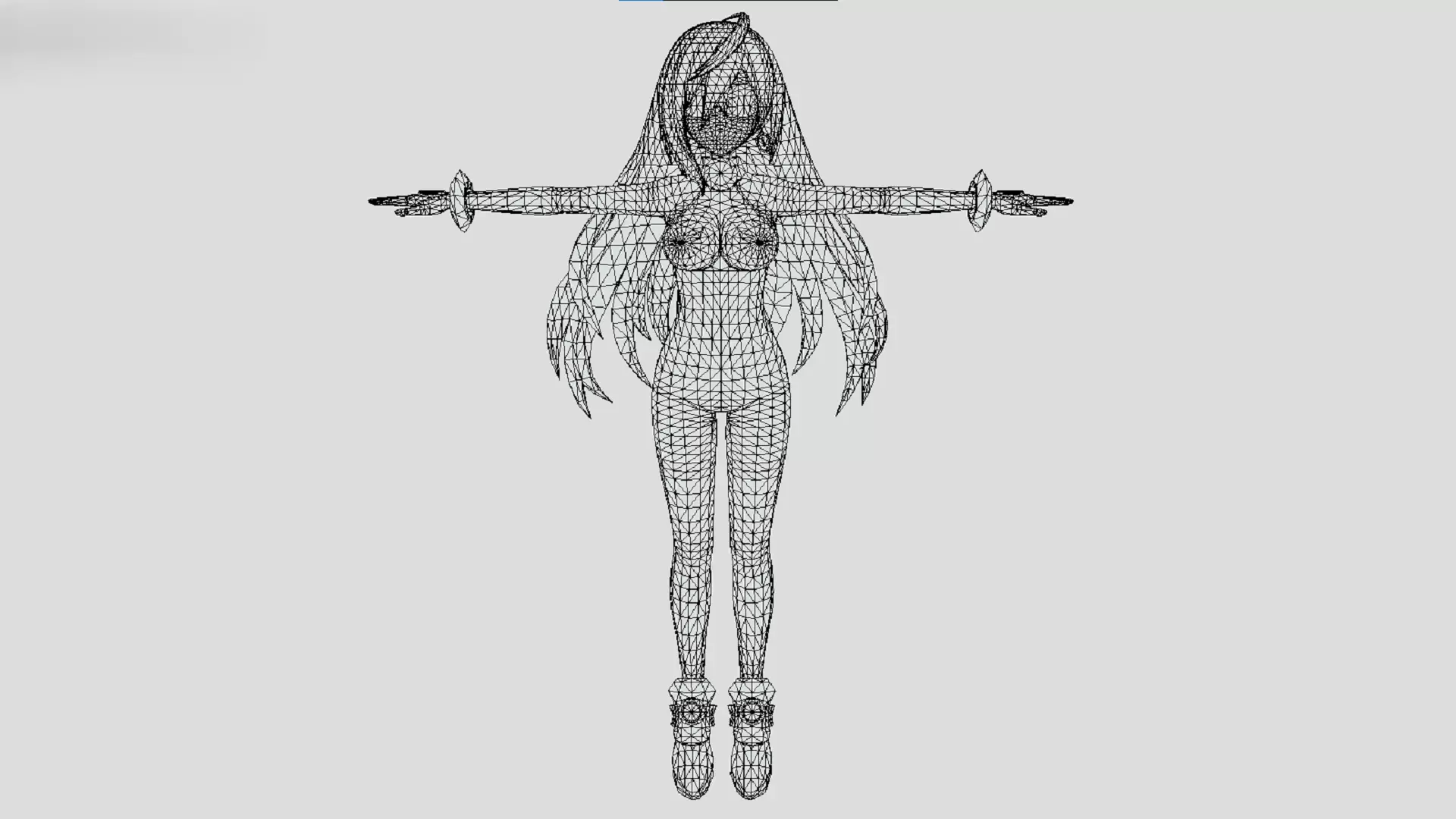 Iris Heart or Plutia - Mecha Suit - Hyperdimension Neptunia Mk2 Low-poly 3D model_2