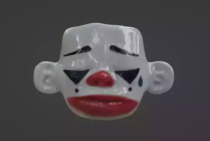 Clown Head Mug