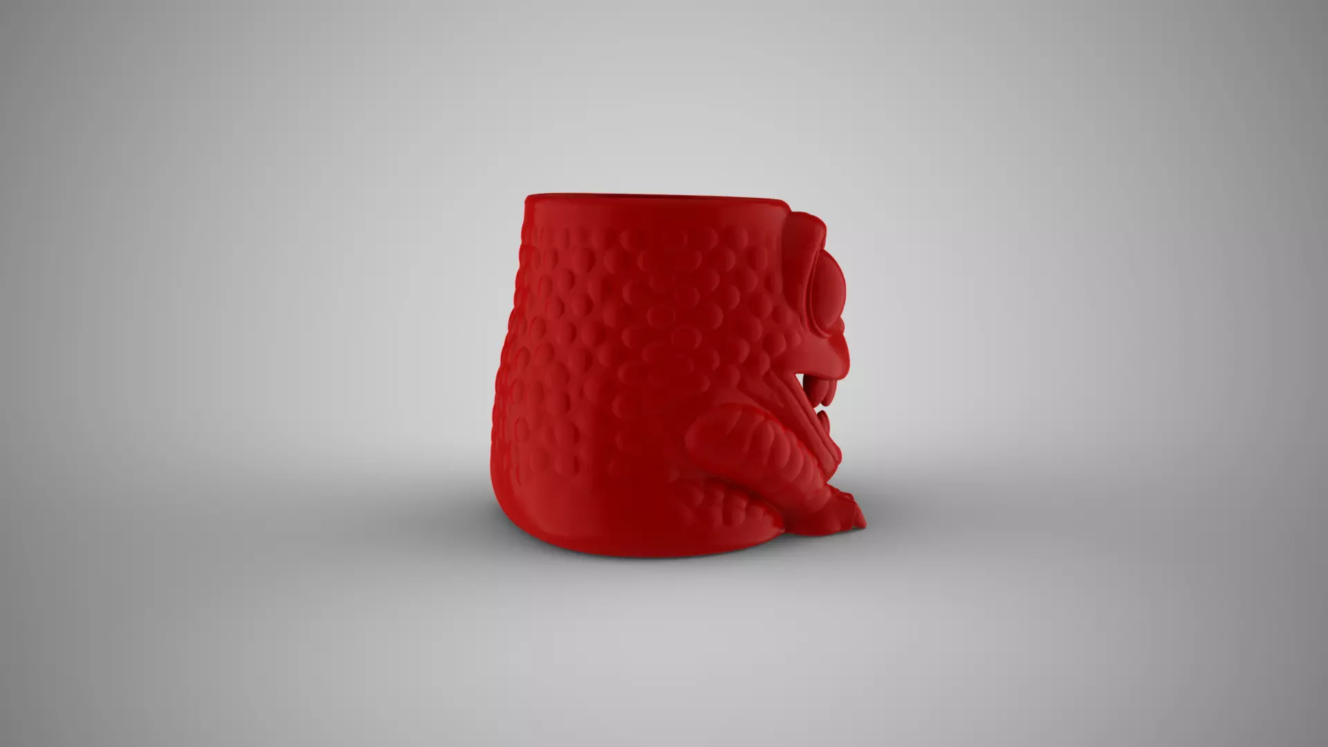 Monster Halloween Pen Holder 1 3D print model_6